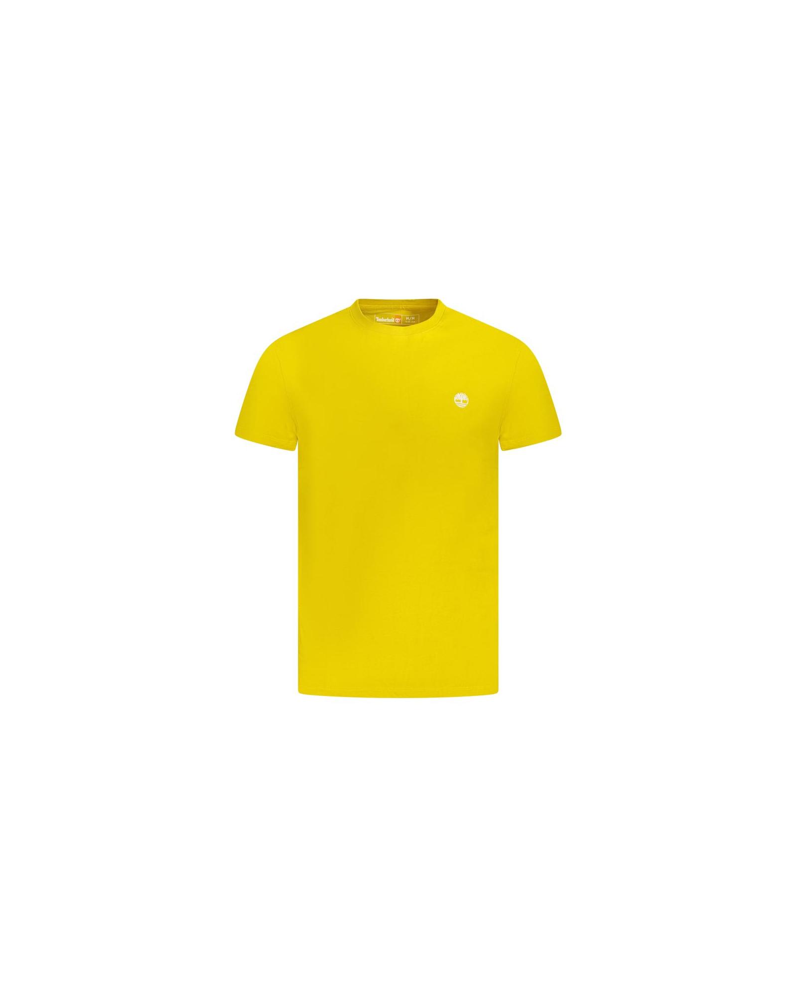V539-TI-35459-M-202506180510-00 Timberland Men's Yellow Cotton T-Shirt - M - Image 1
