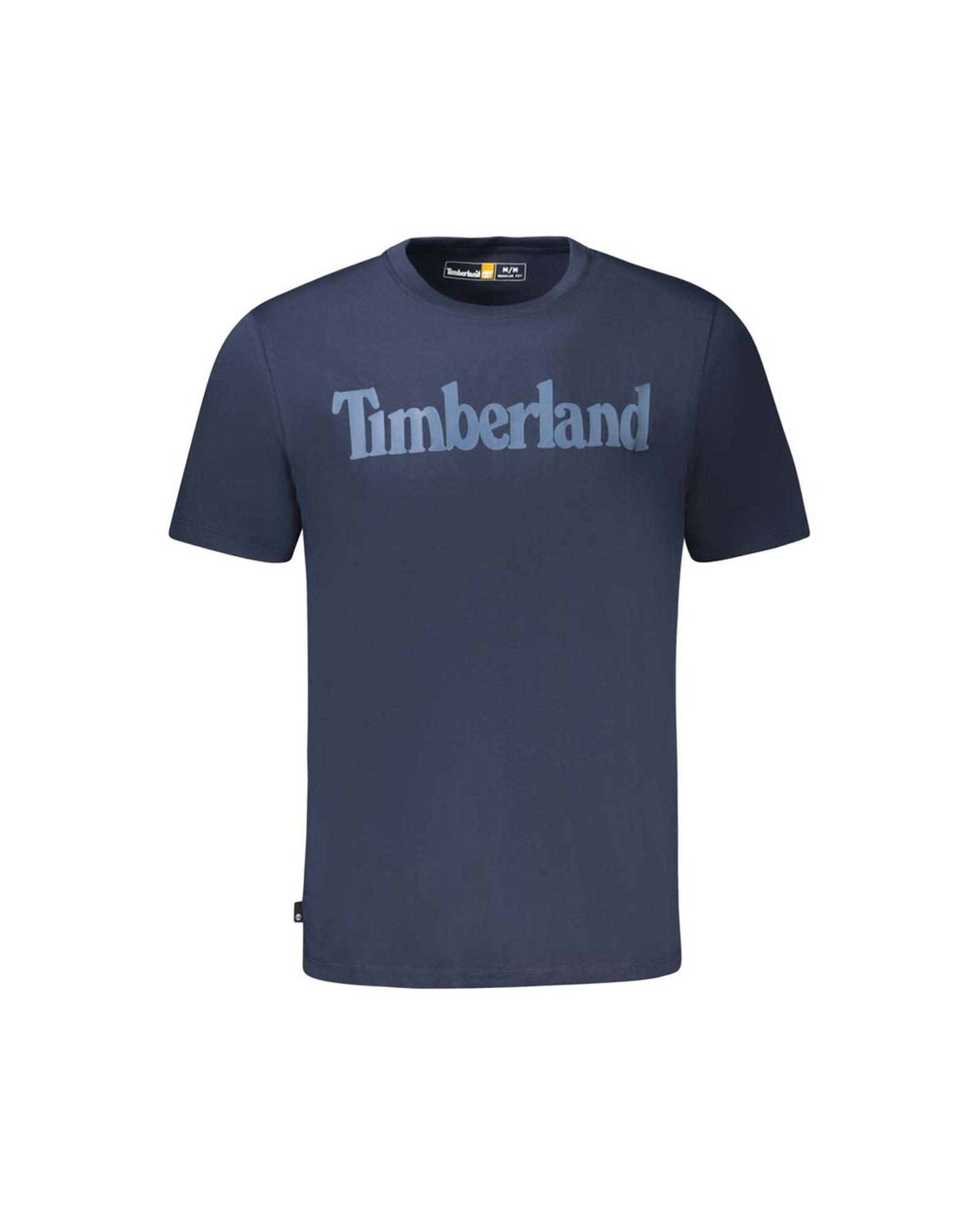 V539-TI-35502-S-202506180517-00 Timberland Men's Blue Cotton T-Shirt - S - Image 1