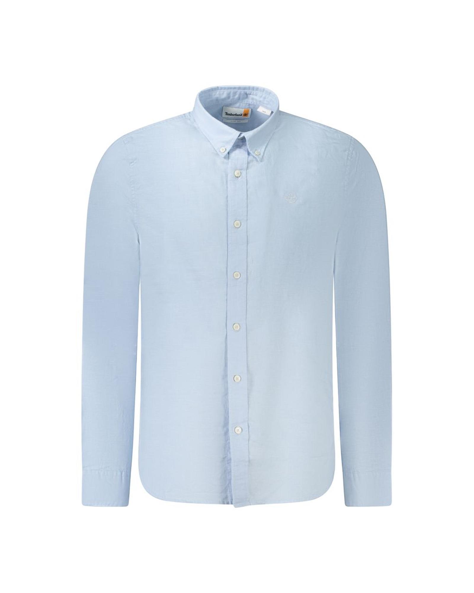 V539-TI-35503-S-202506180520-00 Timberland Men's Light Blue Cotton Shirt - S - Image 1
