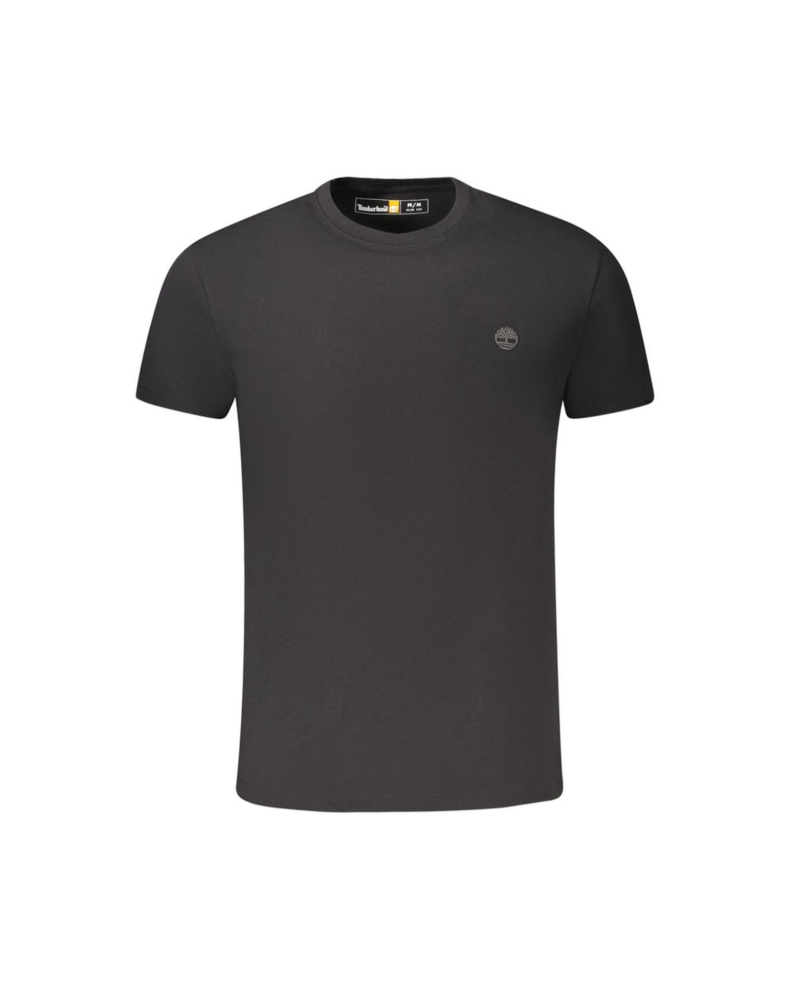 V539-TI-35510-S-202506180525-00 Timberland Men's Black Cotton T-Shirt - S - Image 1