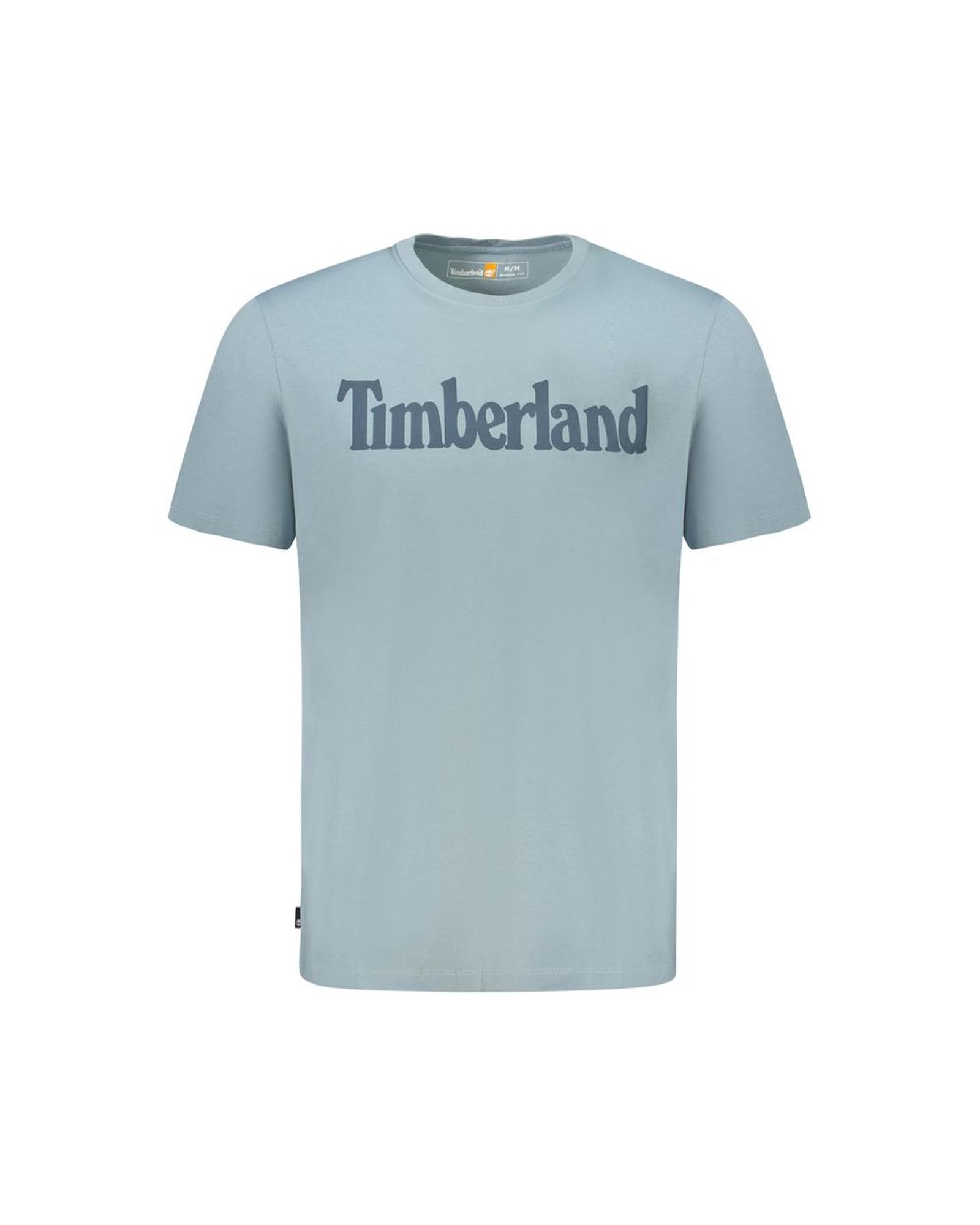 V539-TI-35511-S-202506180525-00 Timberland Men's Light Blue Cotton T-Shirt - S - Image 1