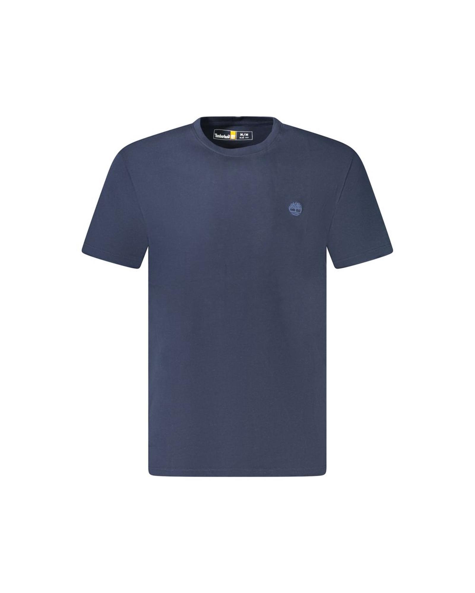 V539-TI-35512-L-202506180525-00 Timberland Men's Blue Cotton T-Shirt - L - Image 1