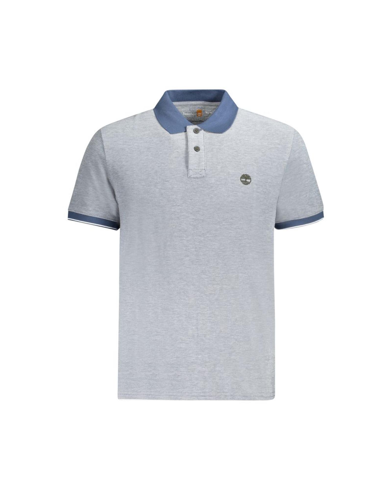 V539-TI-35761-S-202506180530-00 Timberland Men's Blue Cotton Polo Shirt - S - Image 1