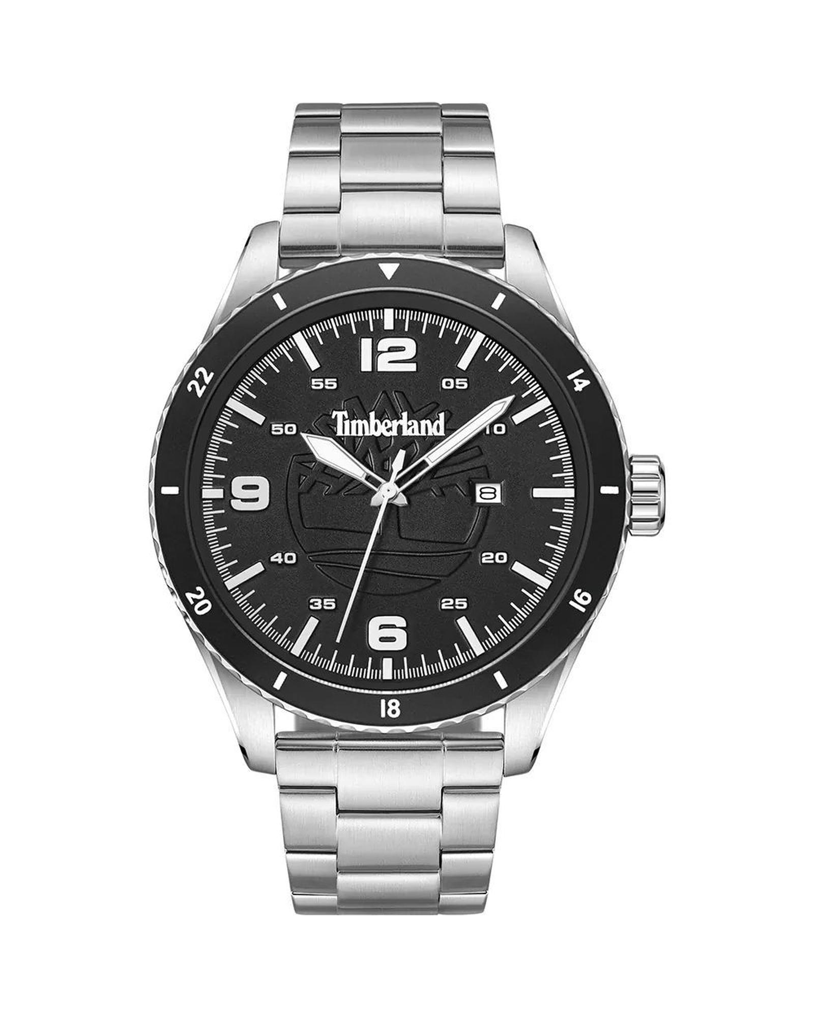 V539-TITDWGH0010503AC-202506180610-00 Timberland Men's Gray Stainless Steel Stainless Steel Watch - One Size - Image 1