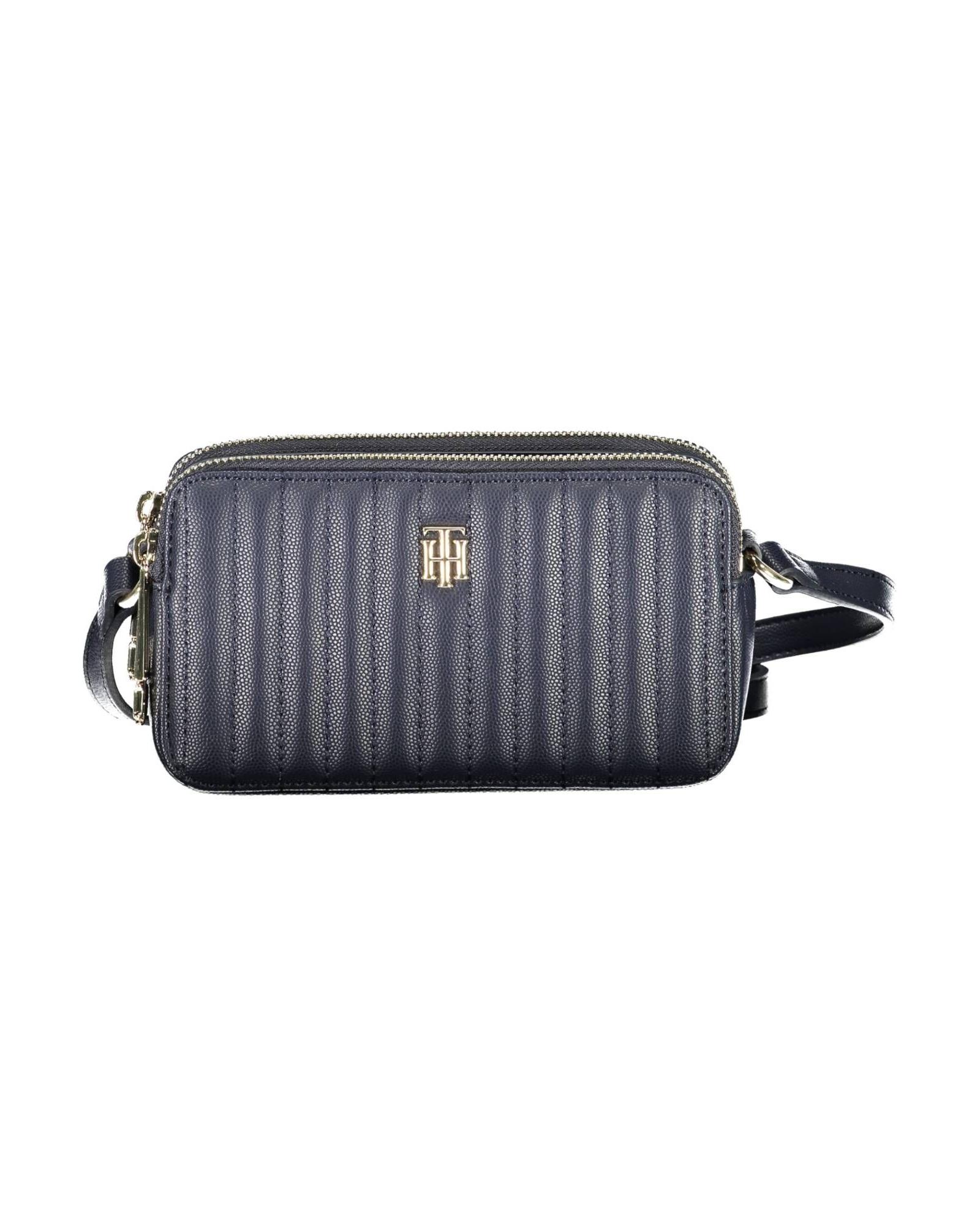V539-TO-16663-202506180932-00 Tommy Hilfiger Women's Chic Blue Contrasting Detail Shoulder Bag - One Size - Image 1