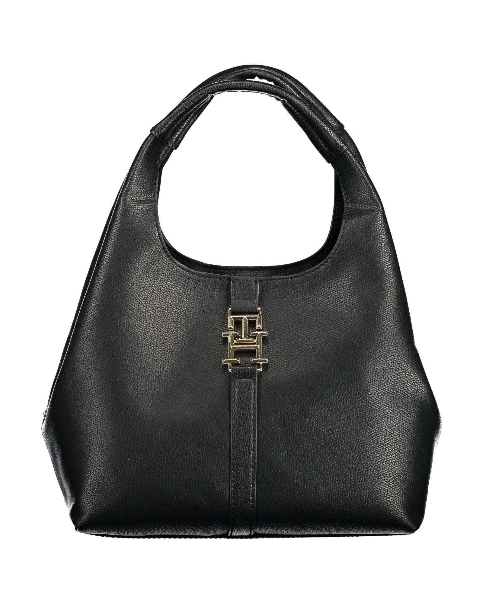 V539-TO-17765-202506180940-00 Tommy Hilfiger Women's Elegant Black Shoulder Bag with Contrasting Details - One Size - Image 1