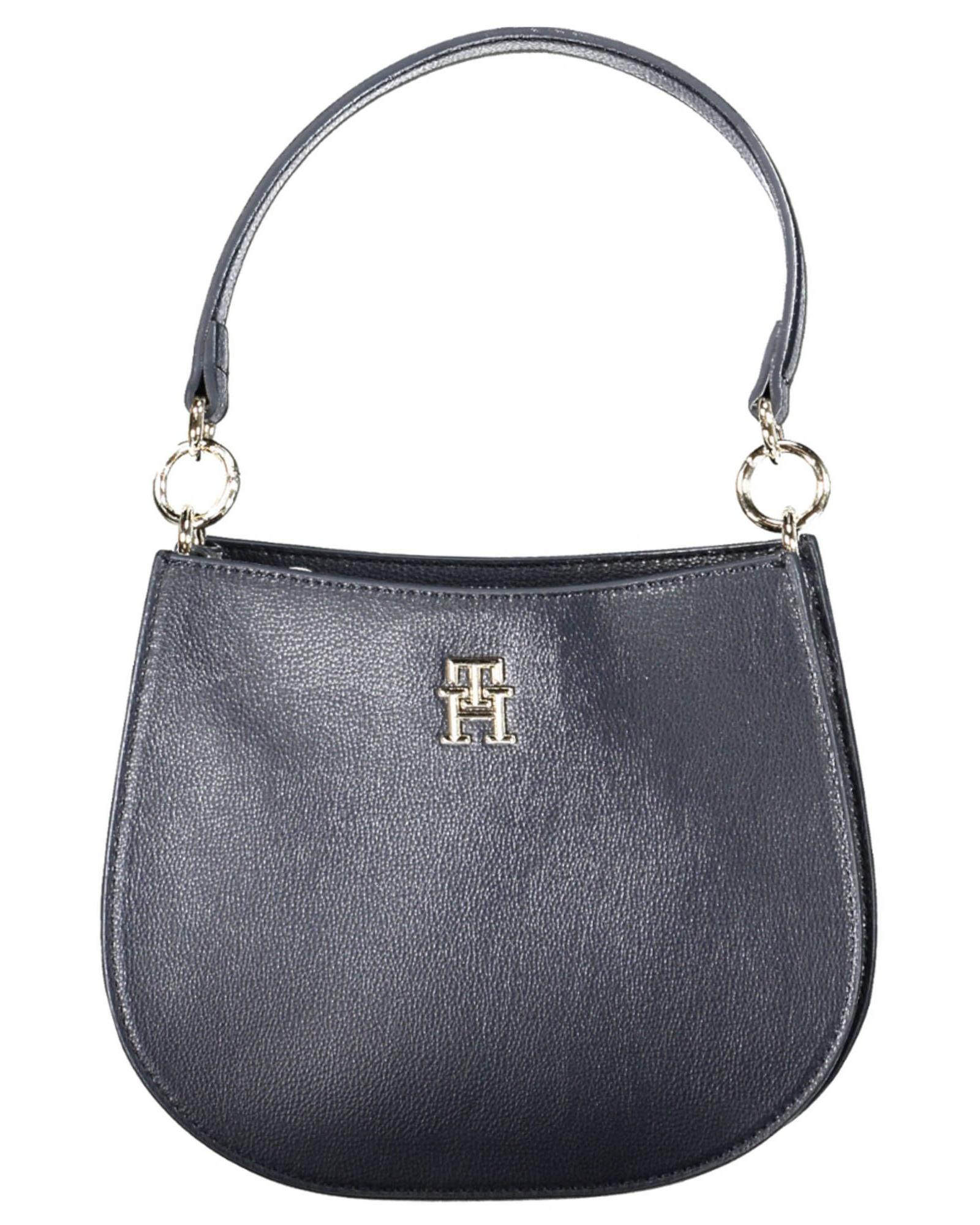 V539-TO-20454-202506180940-00 Tommy Hilfiger Women's Elegant Blue Two-Compartt Handbag - One Size - Image 1