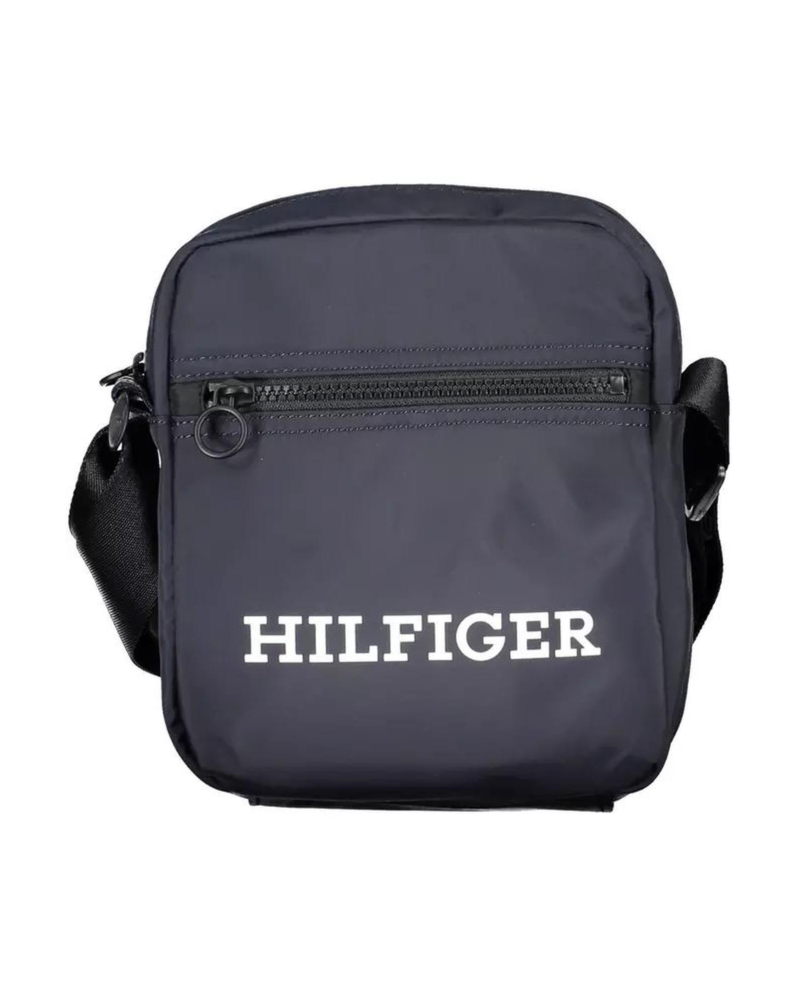 V539-TO-22453-202506180946-00 Tommy Hilfiger Men's Blue Polyester Shoulder Bag - One Size - Image 1