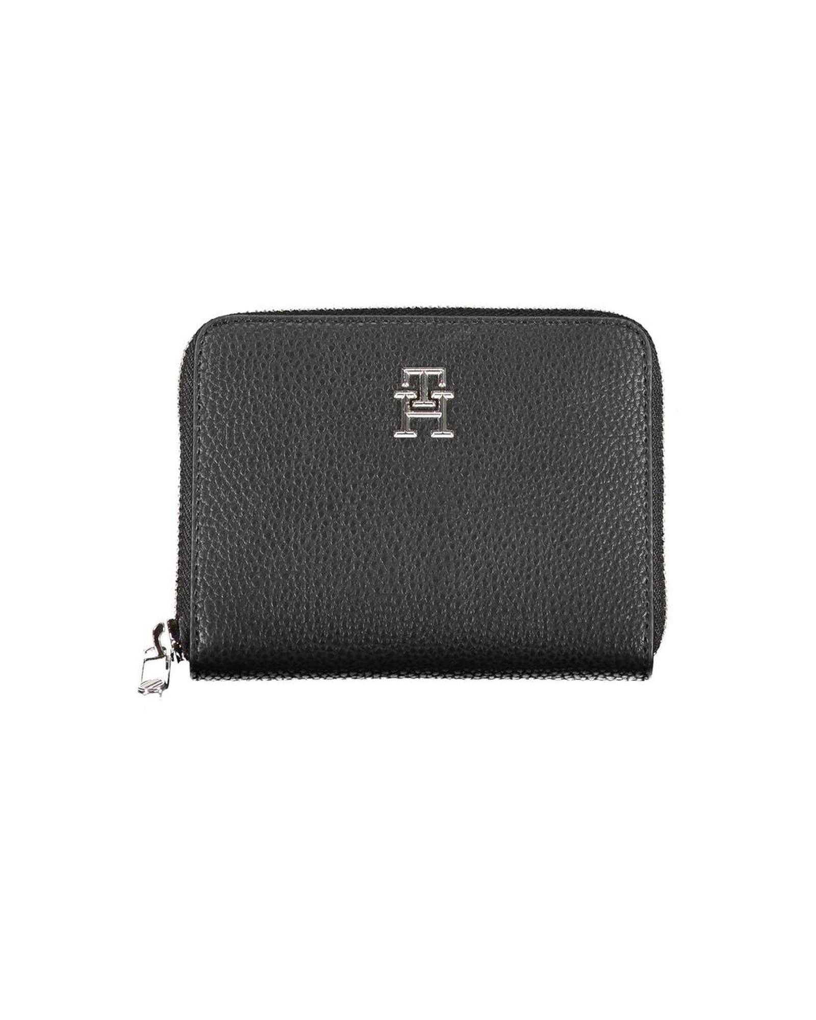 V539-TO-26271-202506181021-00 Tommy Hilfiger Women's Black Polyethylene Wallet - One Size - Image 1