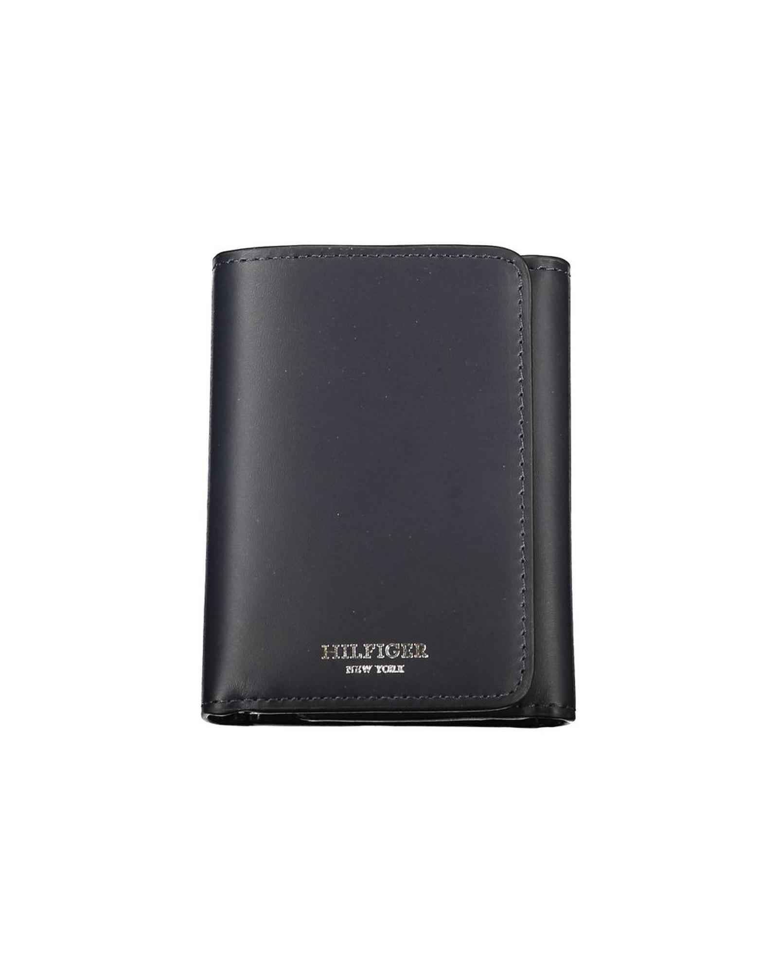 V539-TO-27166-202506180737-00 Tommy Hilfiger Men's Blue Leather Wallet - One Size - Image 1