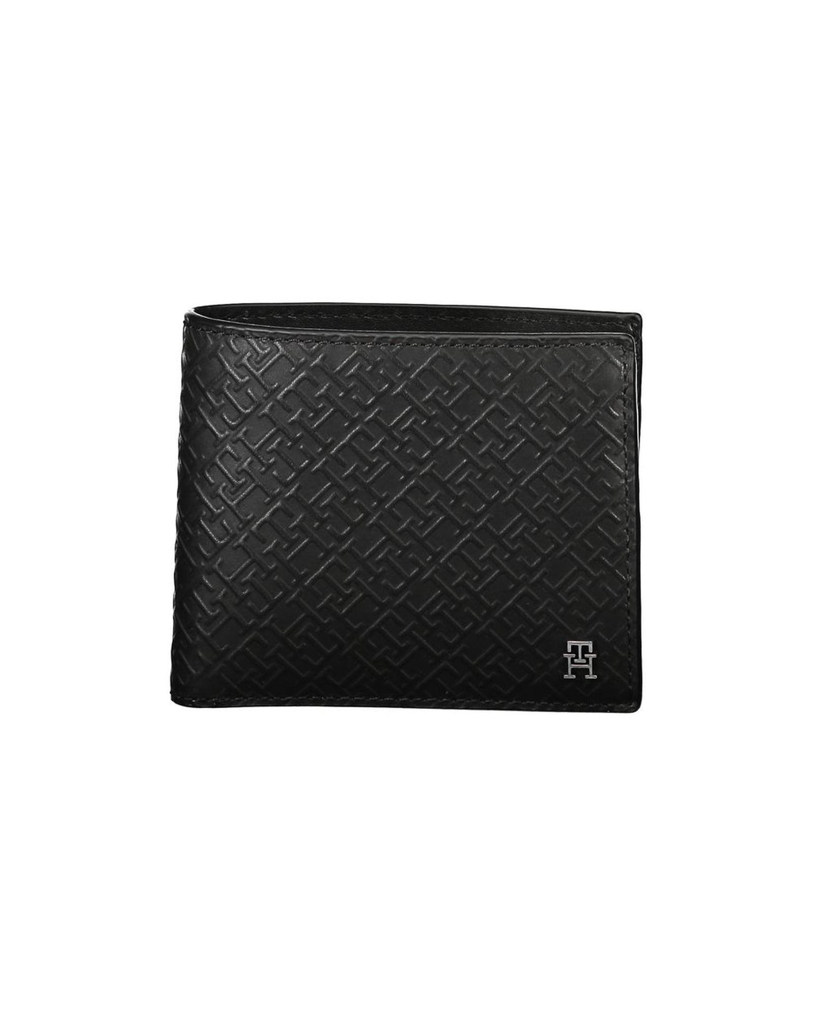 V539-TO-27183-202506180741-00 Tommy Hilfiger Men's Black Leather Wallet - One Size - Image 1