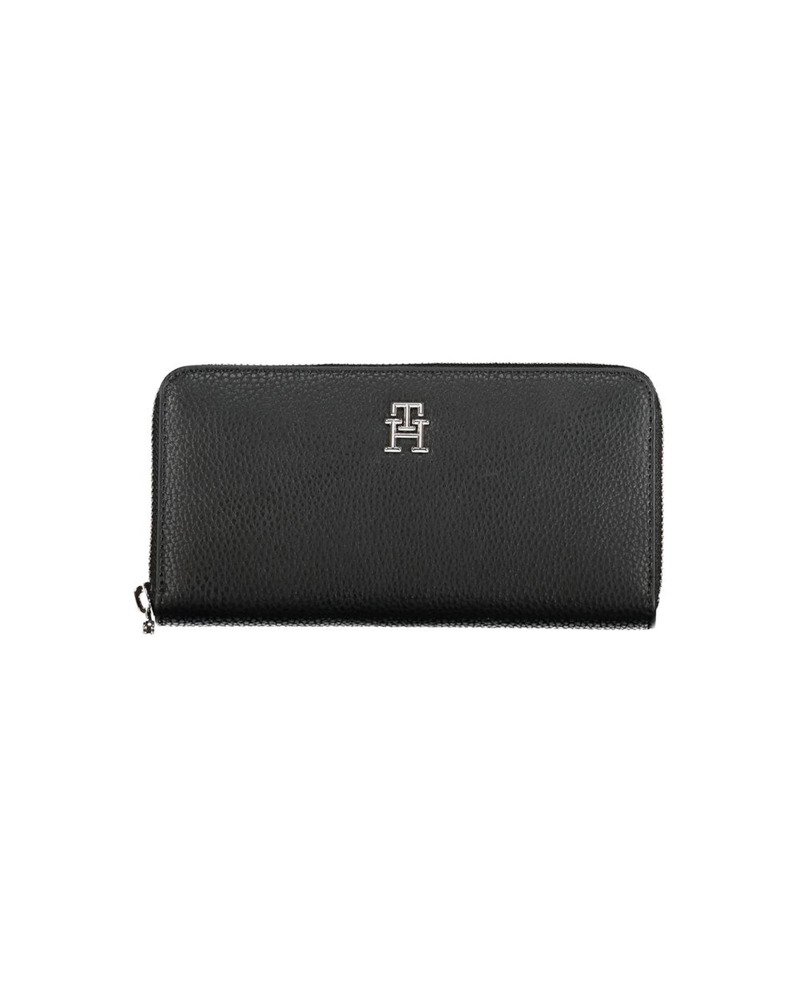 V539-TO-27506-202506180745-00 Tommy Hilfiger Women's Black Polyethylene Wallet - One Size - Image 1