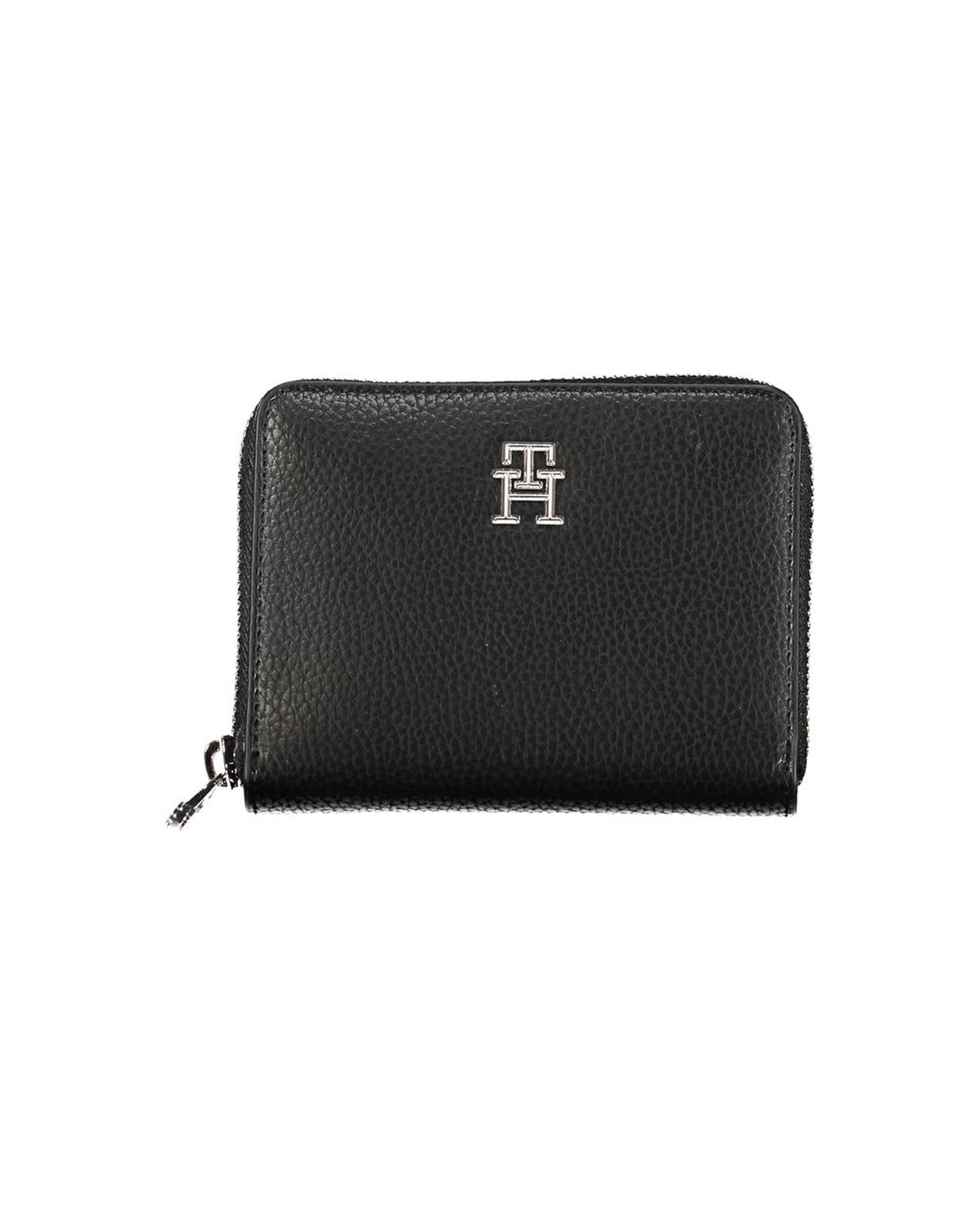 V539-TO-27520-202506180747-00 Tommy Hilfiger Women's Black Polyethylene Wallet - One Size - Image 1