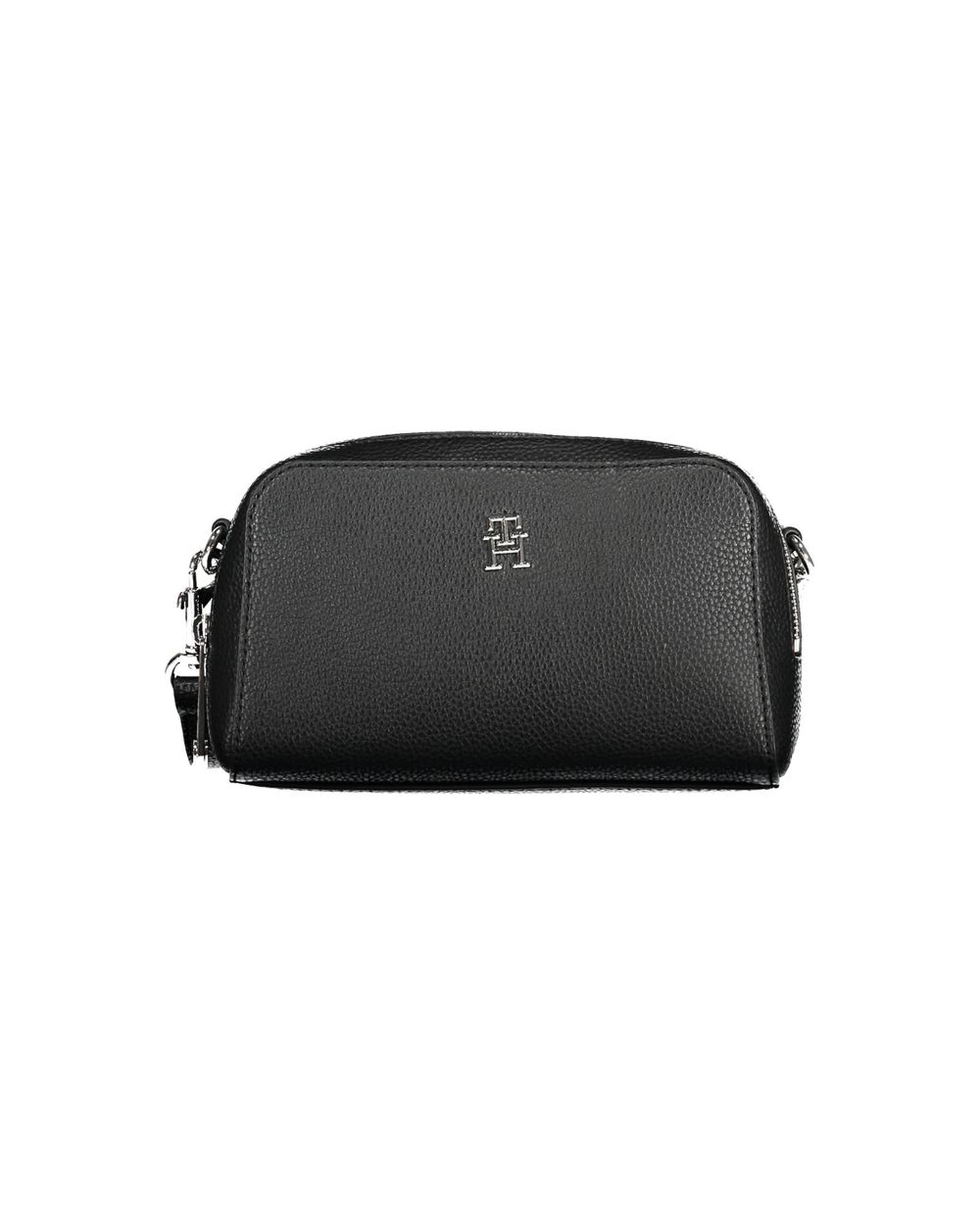 V539-TO-27542-202506180754-00 Tommy Hilfiger Women's Black Polyethylene Handbag - One Size - Image 1