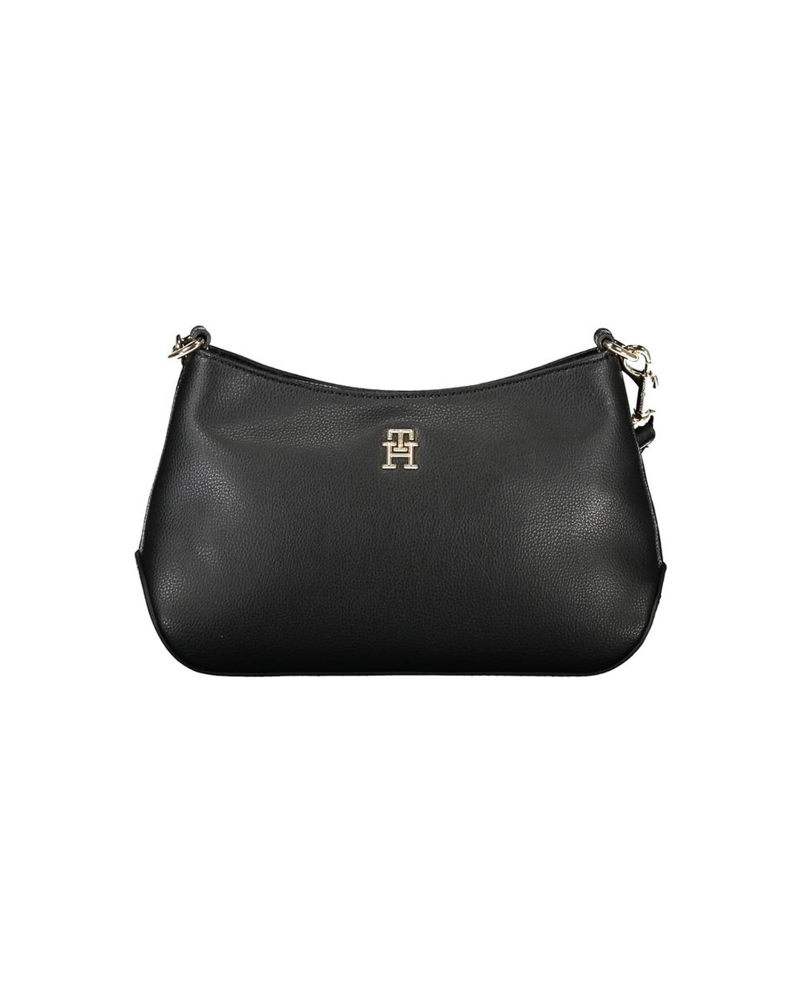 V539-TO-27586-202506180811-00 Tommy Hilfiger Women's Black Polyester Handbag - One Size - Image 1