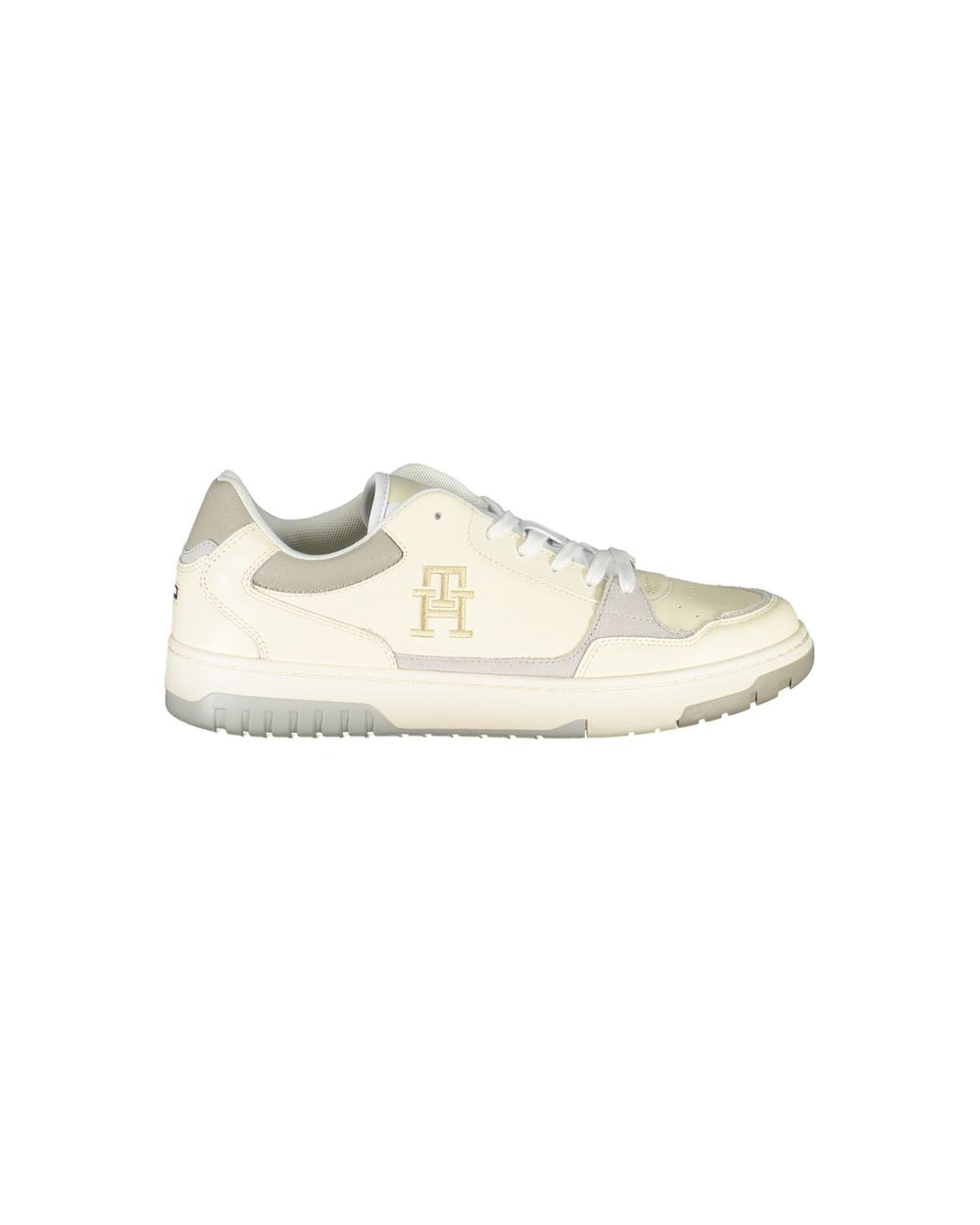 V539-TO-28522-EU45US12-202506180815-00 Tommy Hilfiger Men's Beige Polyester Sneaker - 45 EU - Image 1