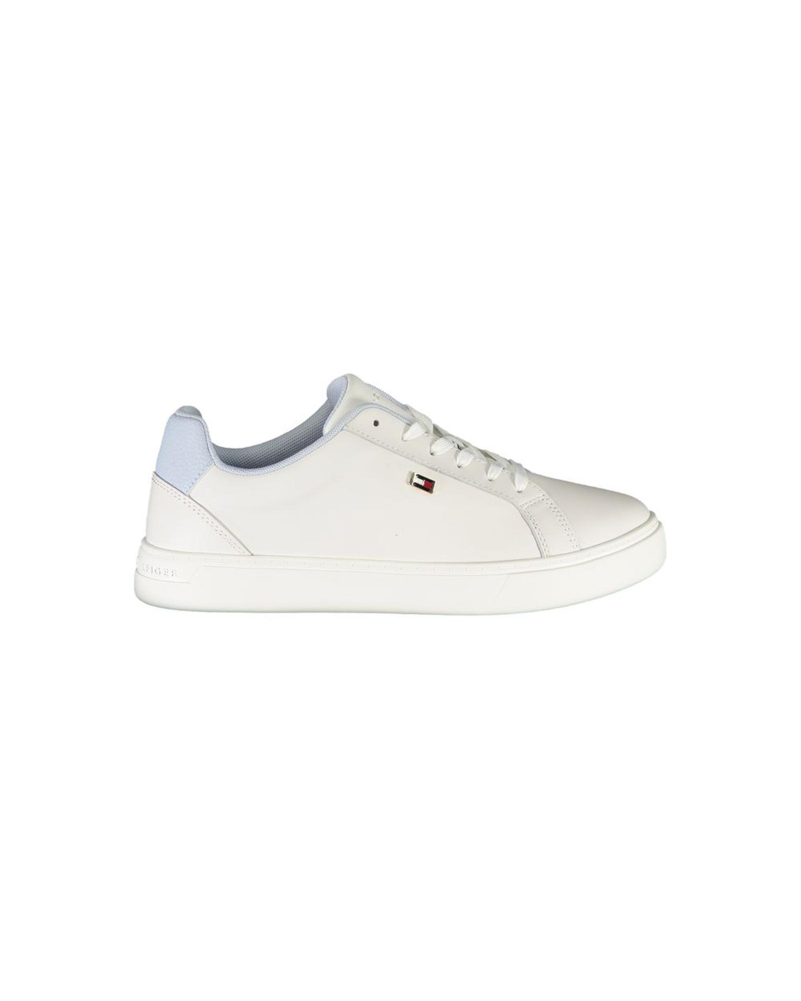 V539-TO-29000-EU39US9-202506180817-00 Tommy Hilfiger Women's White Polyester Sneaker - 39 EU - Image 1