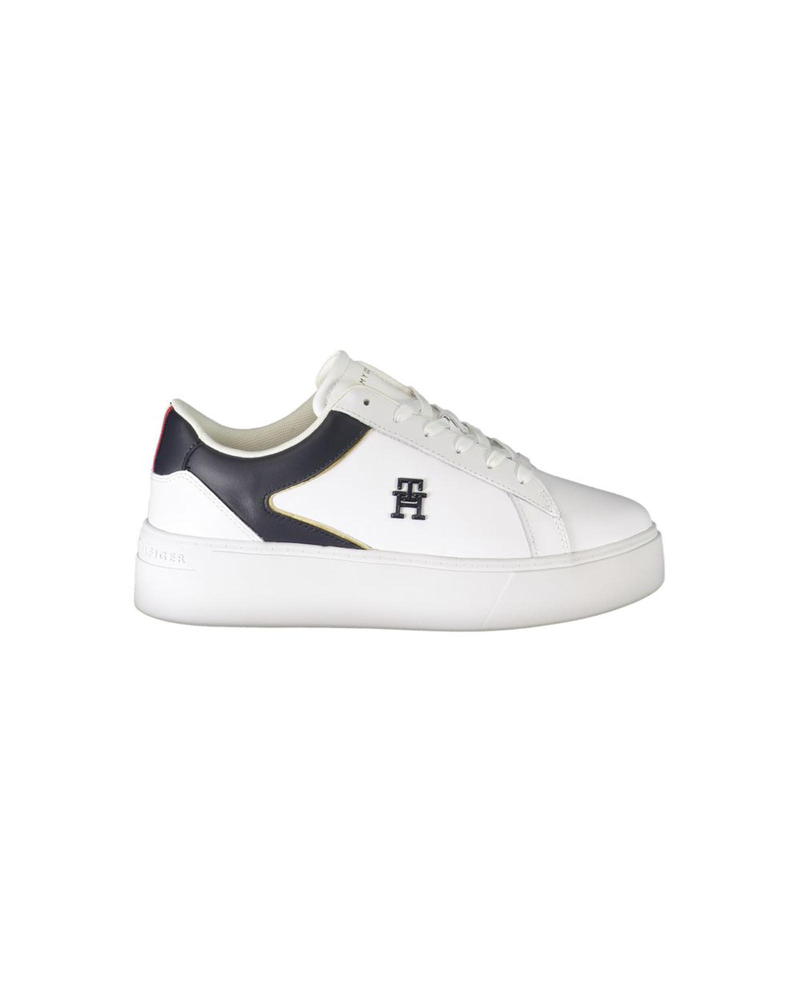 V539-TO-29640-EU37US7-202506180831-00 Tommy Hilfiger Women's White Polyester Sneaker - 37 EU - Image 1