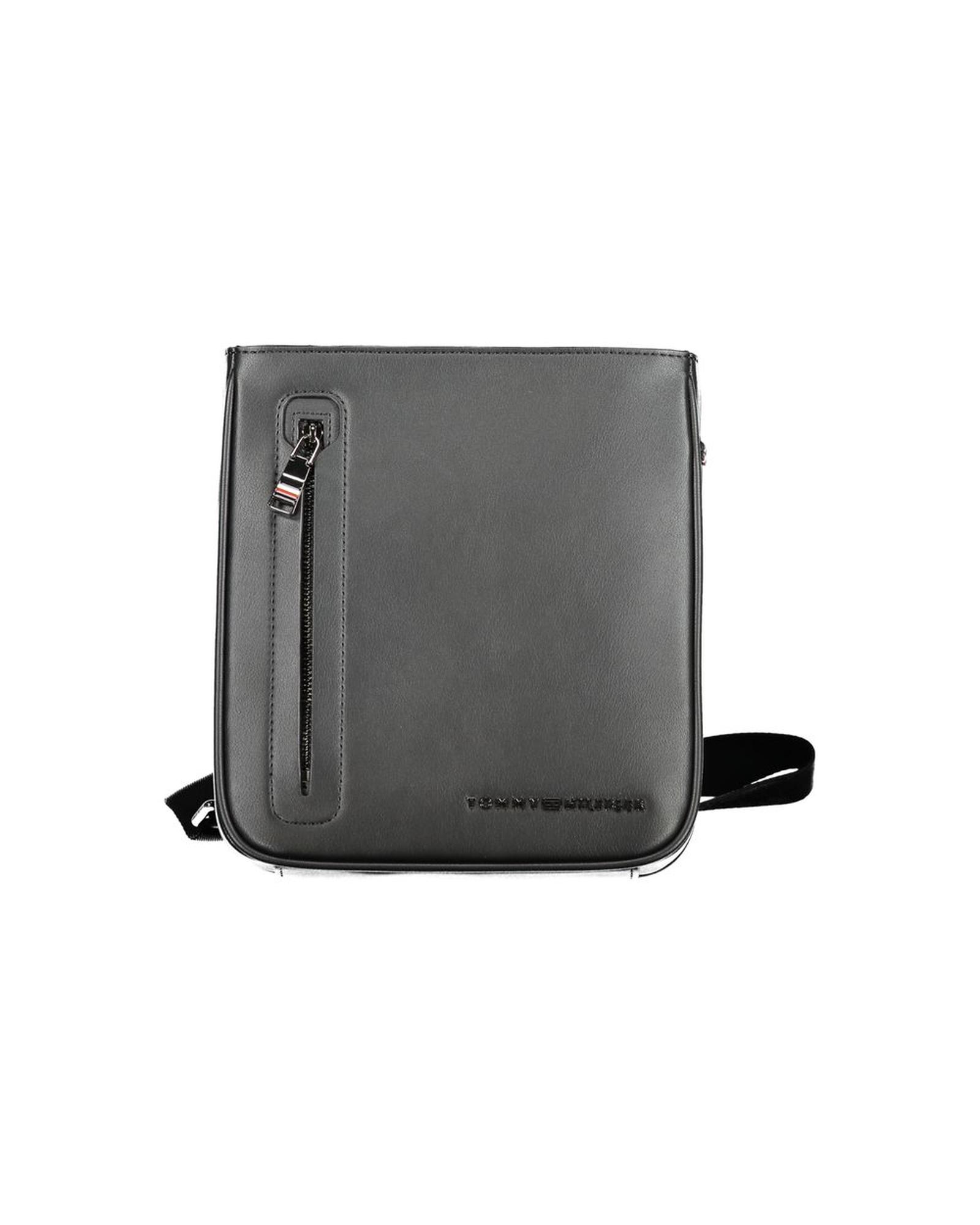 V539-TO-30693-202506180842-00 Tommy Hilfiger Men's Black Polyethylene Shoulder Bag - One Size - Image 1