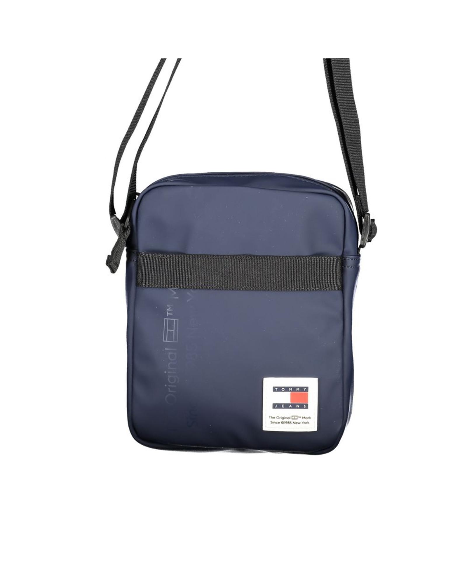 V539-TO-30855-202506180854-00 Tommy Hilfiger Men's Blue Polyethylene Shoulder Bag - One Size - Image 1