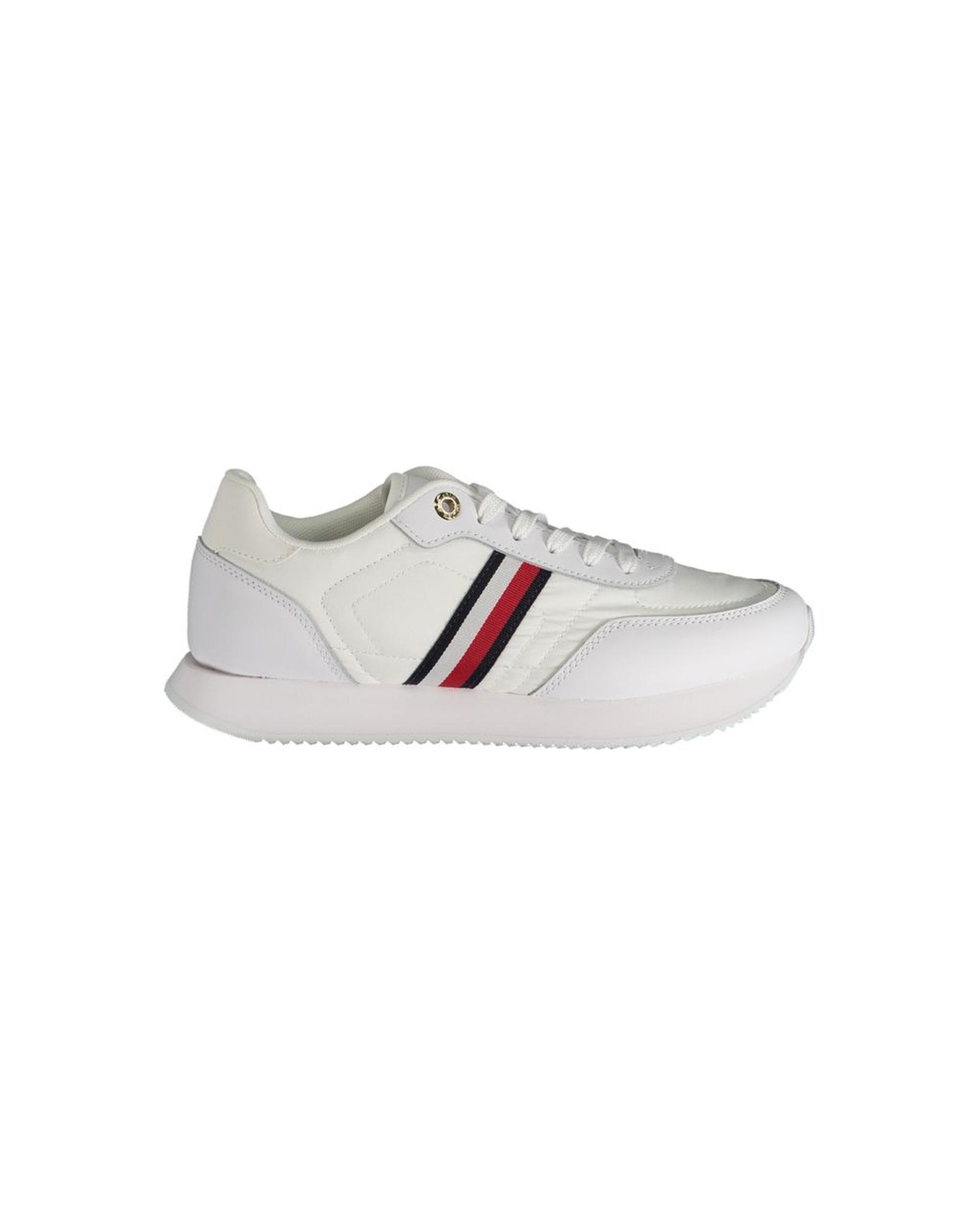 V539-TO-31263-EU39US9-202506180915-00 Tommy Hilfiger Women's White Polyester Sneaker - 39 EU - Image 1