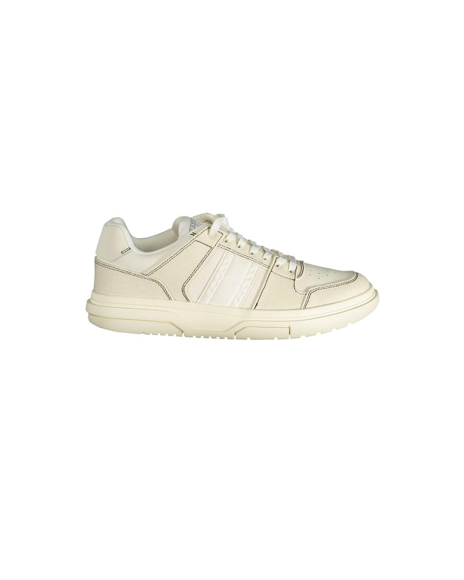 V539-TO-31269-EU41US8-202506180932-00 Tommy Hilfiger Men's White Polyester Sneaker - 41 EU - Image 1