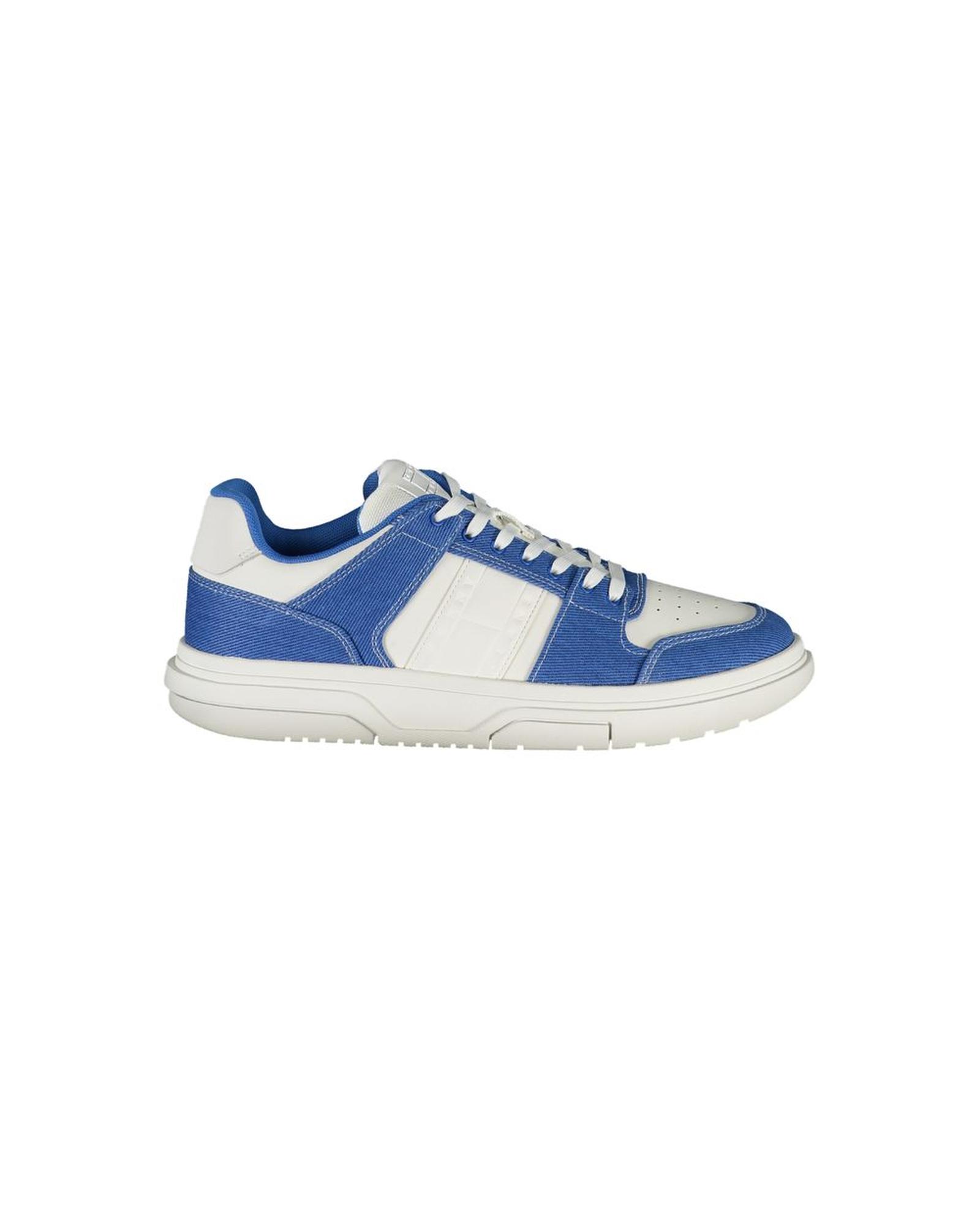 V539-TO-31462-EU45US12-202506181021-00 Tommy Hilfiger Men's White Polyester Sneaker - 45 EU - Image 1