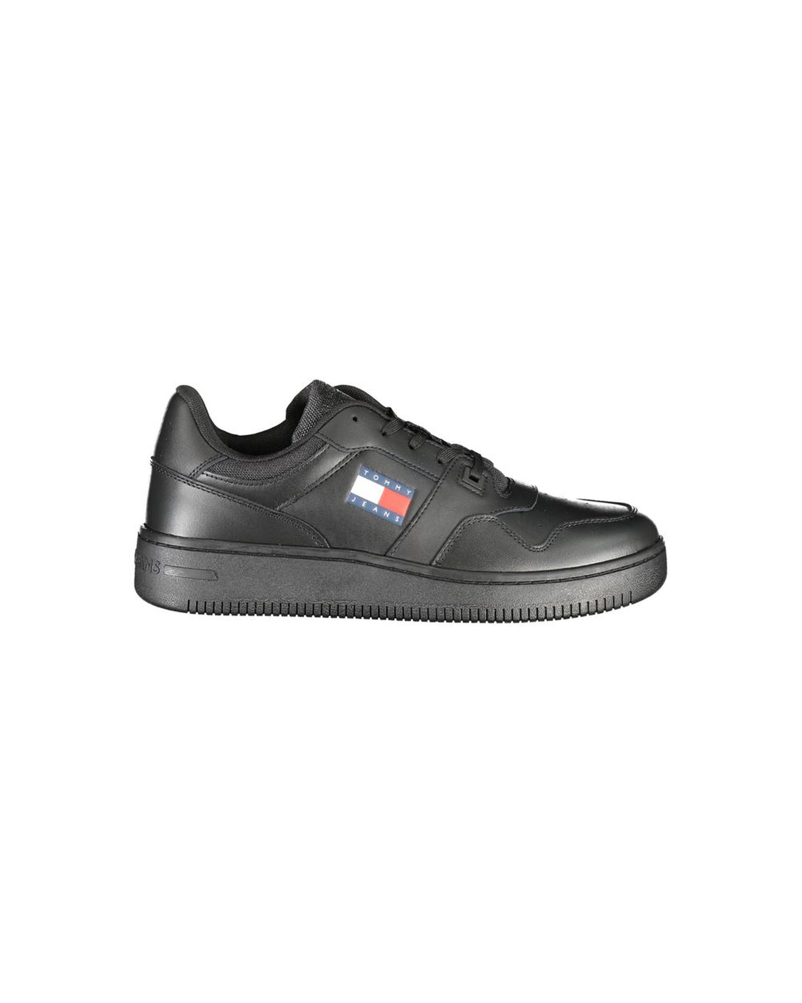 V539-TO-31467-EU40US7-202506181022-00 Tommy Hilfiger Men's Black Polyester Sneaker - 40 EU - Image 1