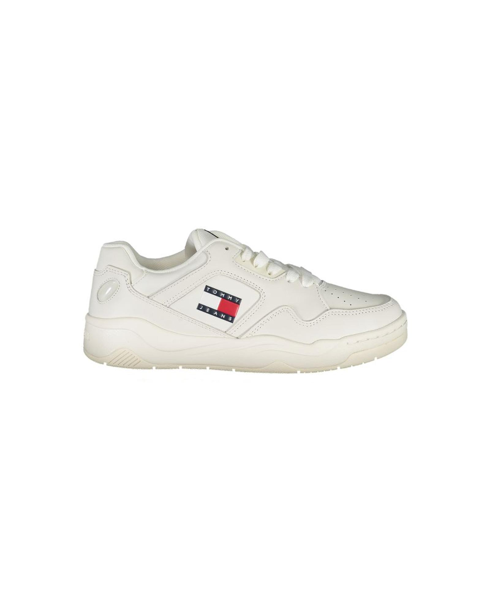 V539-TO-31475-EU39US9-202506181031-00 Tommy Hilfiger Women's White Polyester Sneaker - 39 EU - Image 1