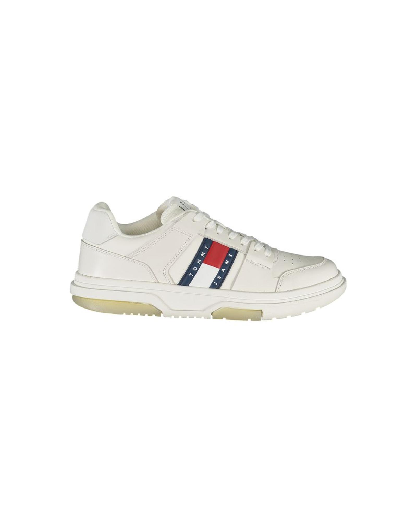 V539-TO-31484-EU40US7-202506180736-00 Tommy Hilfiger Men's White Polyethylene Sneaker - 40 EU - Image 1