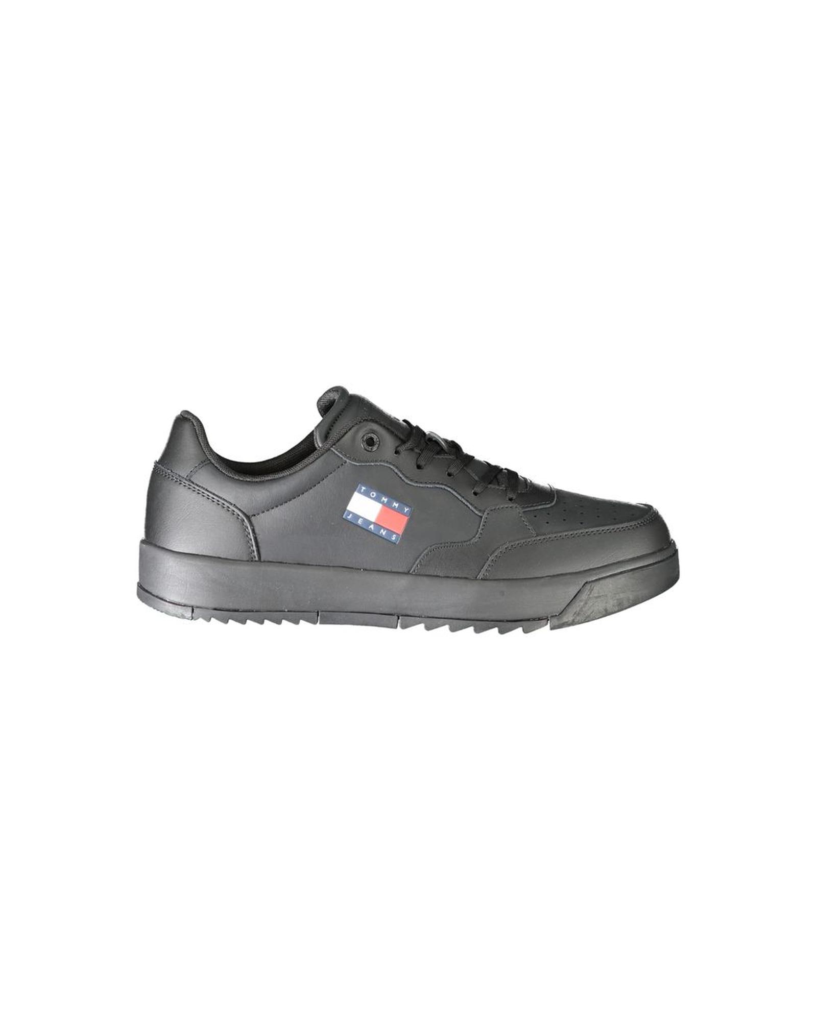 V539-TO-31949-EU40US7-202506180740-00 Tommy Hilfiger Men's Black Polyethylene Sneaker - 40 EU - Image 1