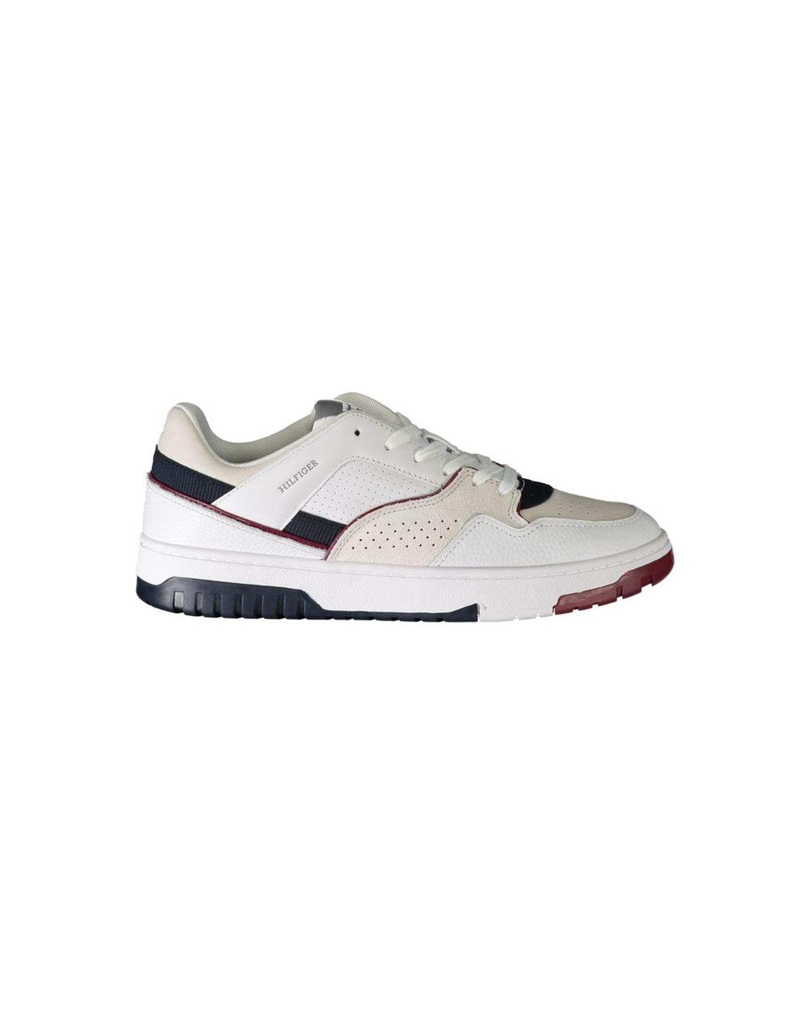 V539-TO-31956-EU46-202506180811-00 Tommy Hilfiger Men's White Polyester Sneaker - 46 EU - Image 1