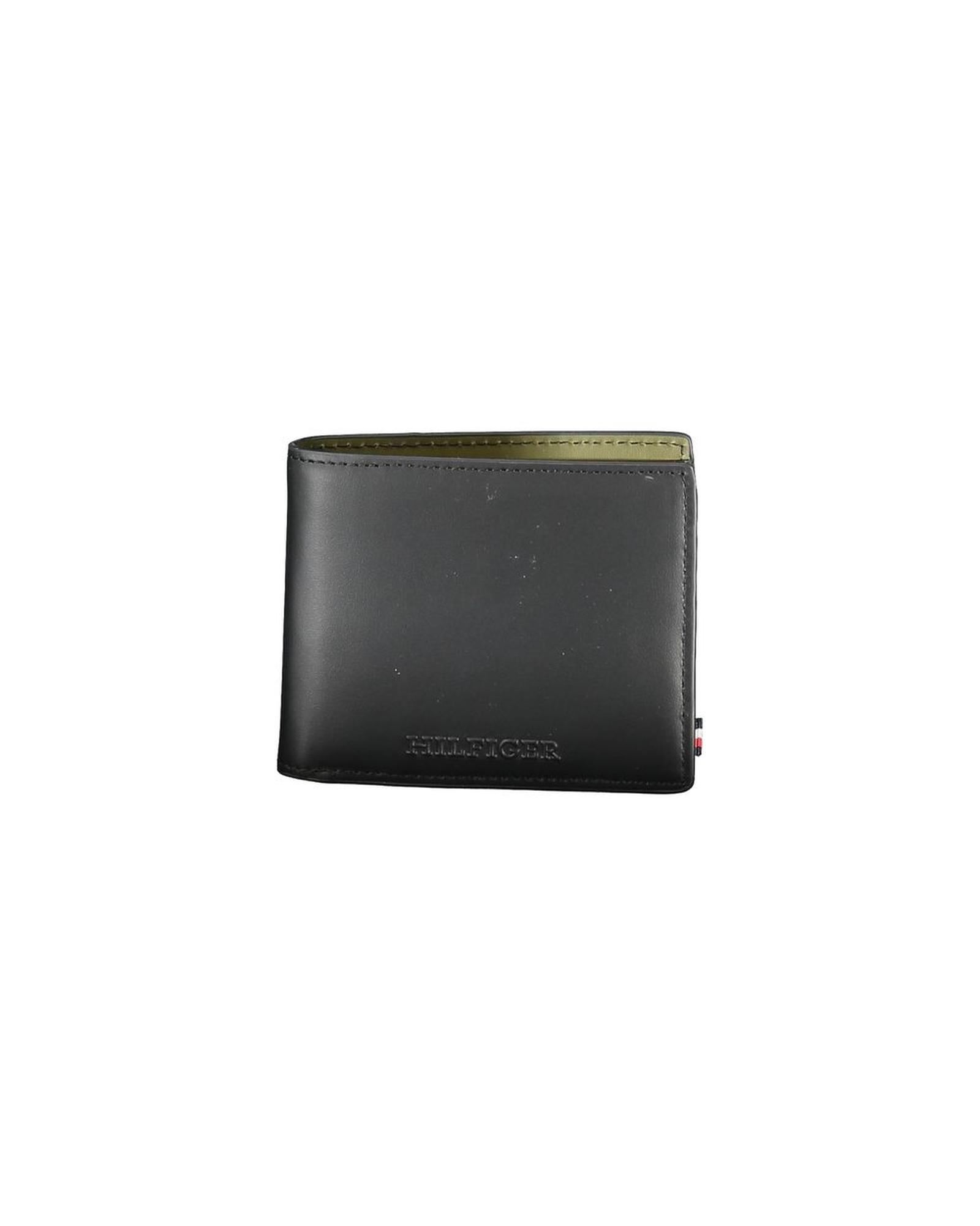 V539-TO-32170-202506180817-00 Tommy Hilfiger Men's Black Leather Wallet - One Size - Image 1