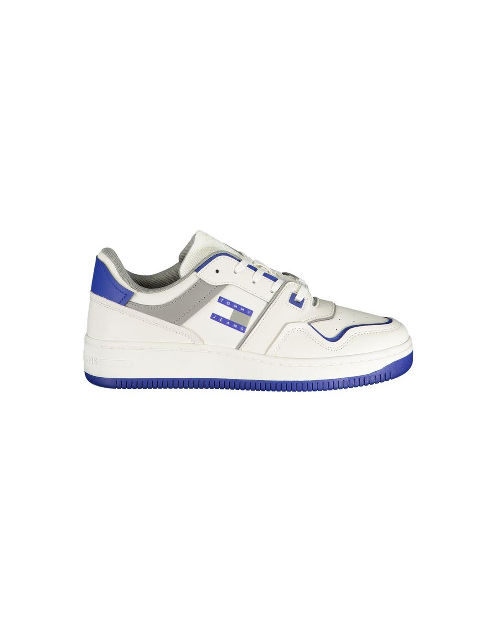 V539-TO-32590-EU45US12-202506180826-00 Tommy Hilfiger Men's White Polyester Sneaker - 45 EU - Image 1