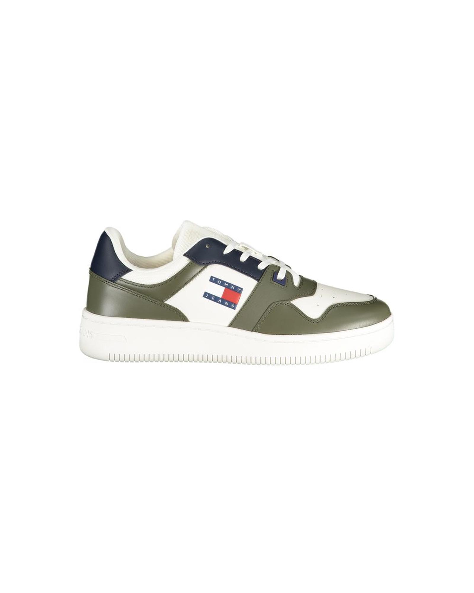 V539-TO-32596-EU40US7-202506180840-00 Tommy Hilfiger Men's Green Polyester Sneaker - 40 EU - Image 1