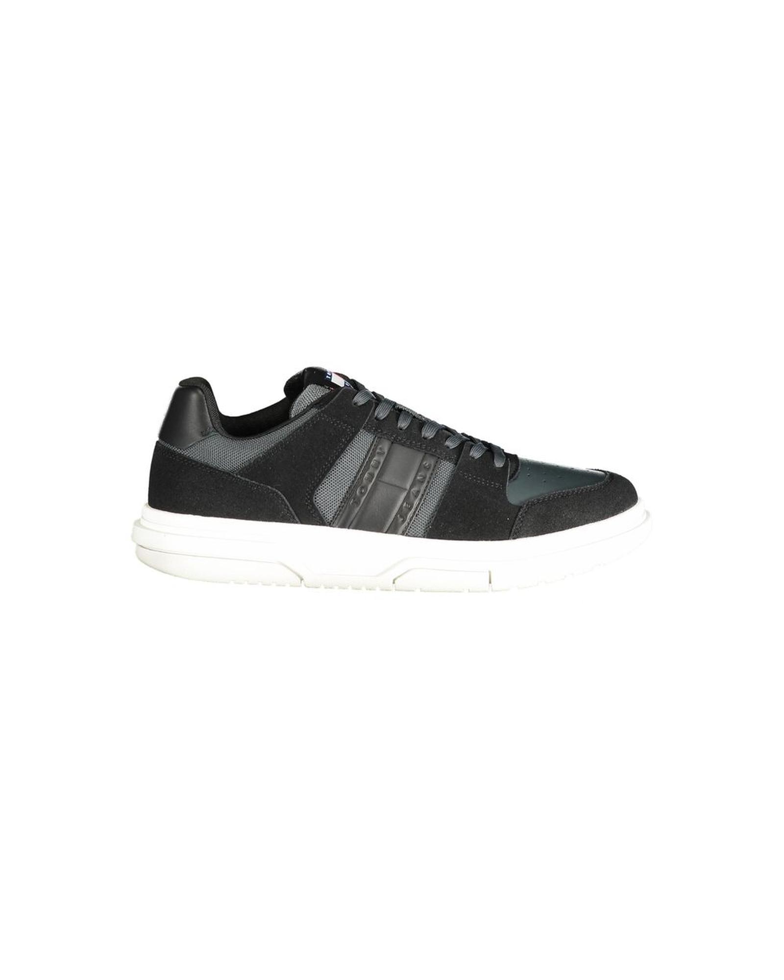 V539-TO-33489-EU44US11-202506180854-00 Tommy Hilfiger Men's Black Leather Sneaker - 44 EU - Image 1