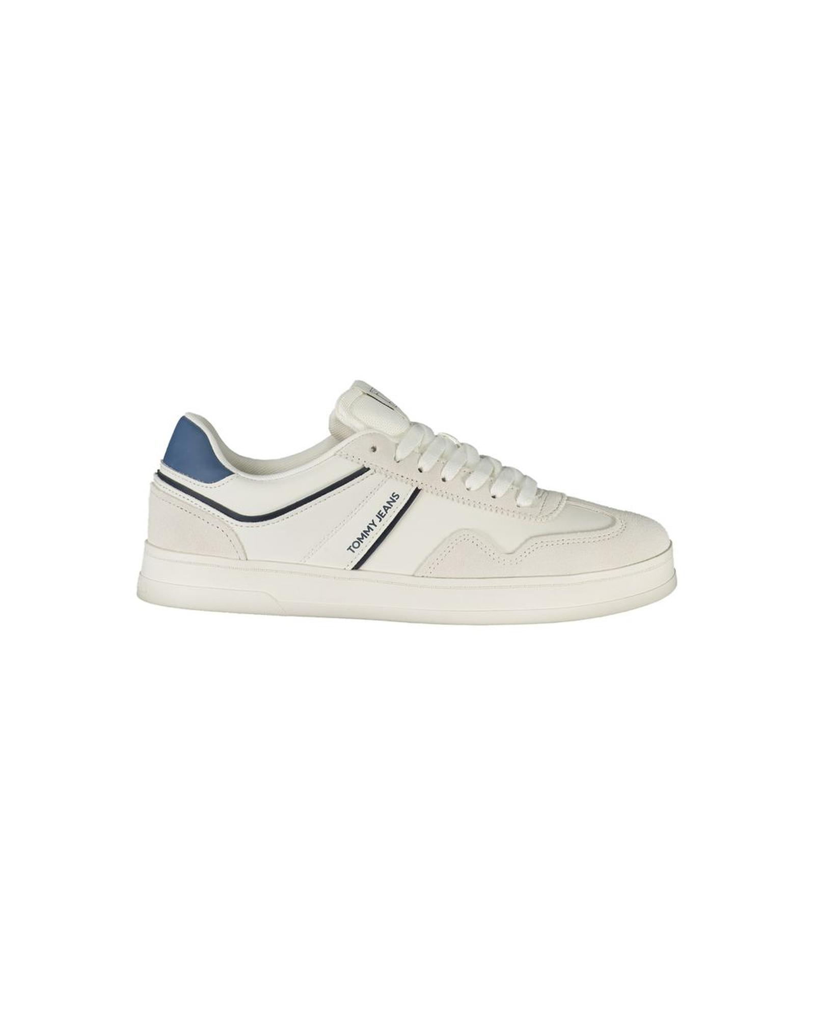 V539-TO-34813-EU43US10-202506181306-00 Tommy Hilfiger Men's White Polyester Sneaker - 43 EU - Image 1