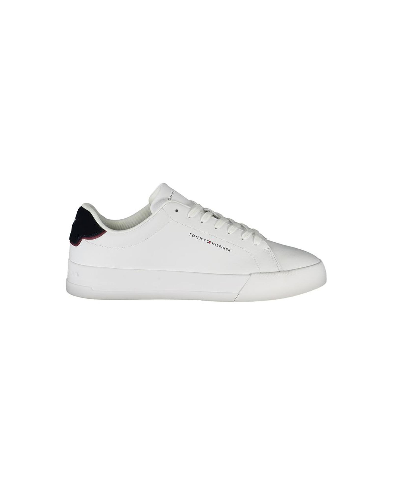 V539-TO-35334-EU45US12-202506181036-00 Tommy Hilfiger Men's White Polyethylene Sneaker - 45 EU - Image 1