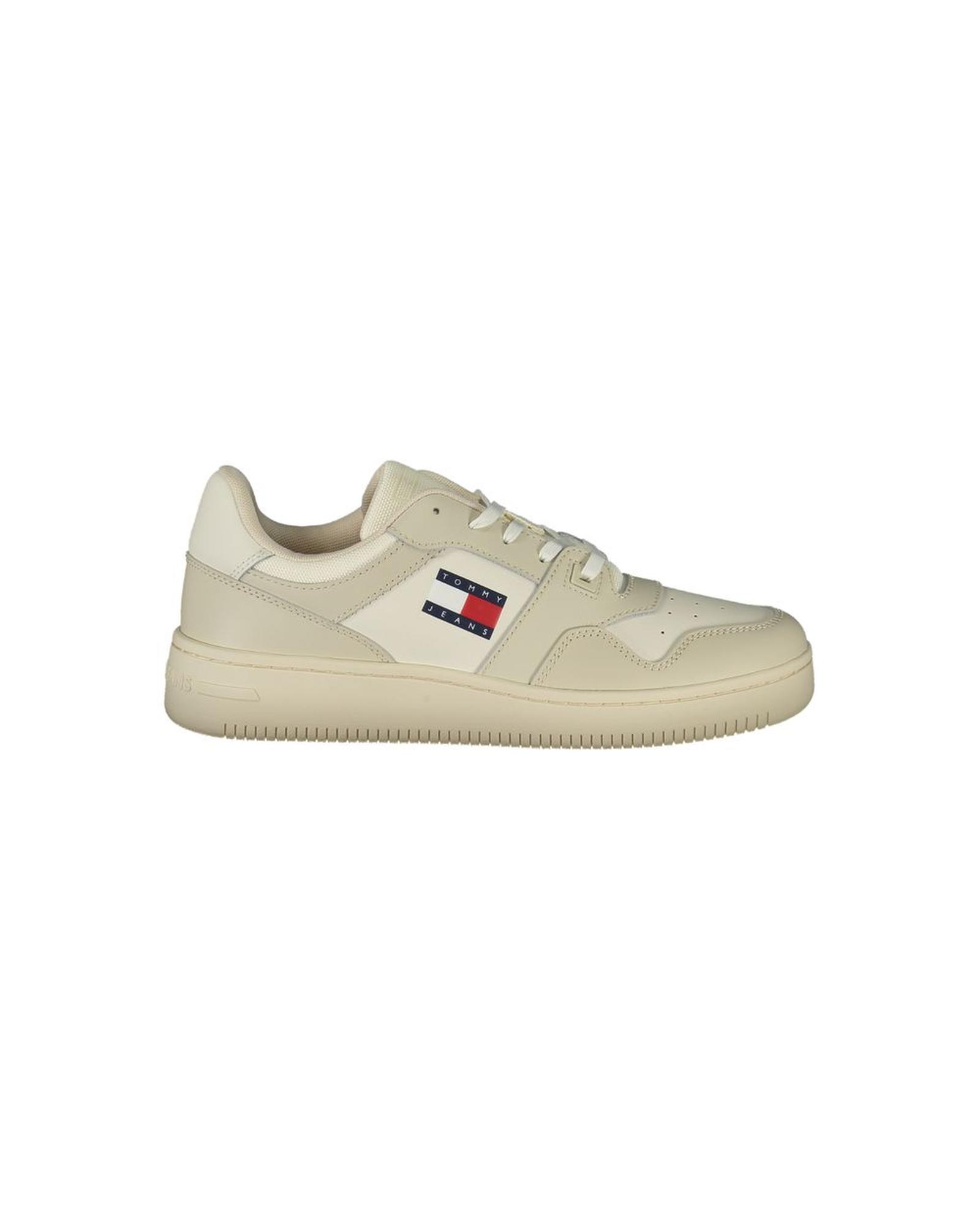 V539-TO-35336-EU44US11-202506181042-00 Tommy Hilfiger Men's Beige Leather Sneaker - 44 EU - Image 1