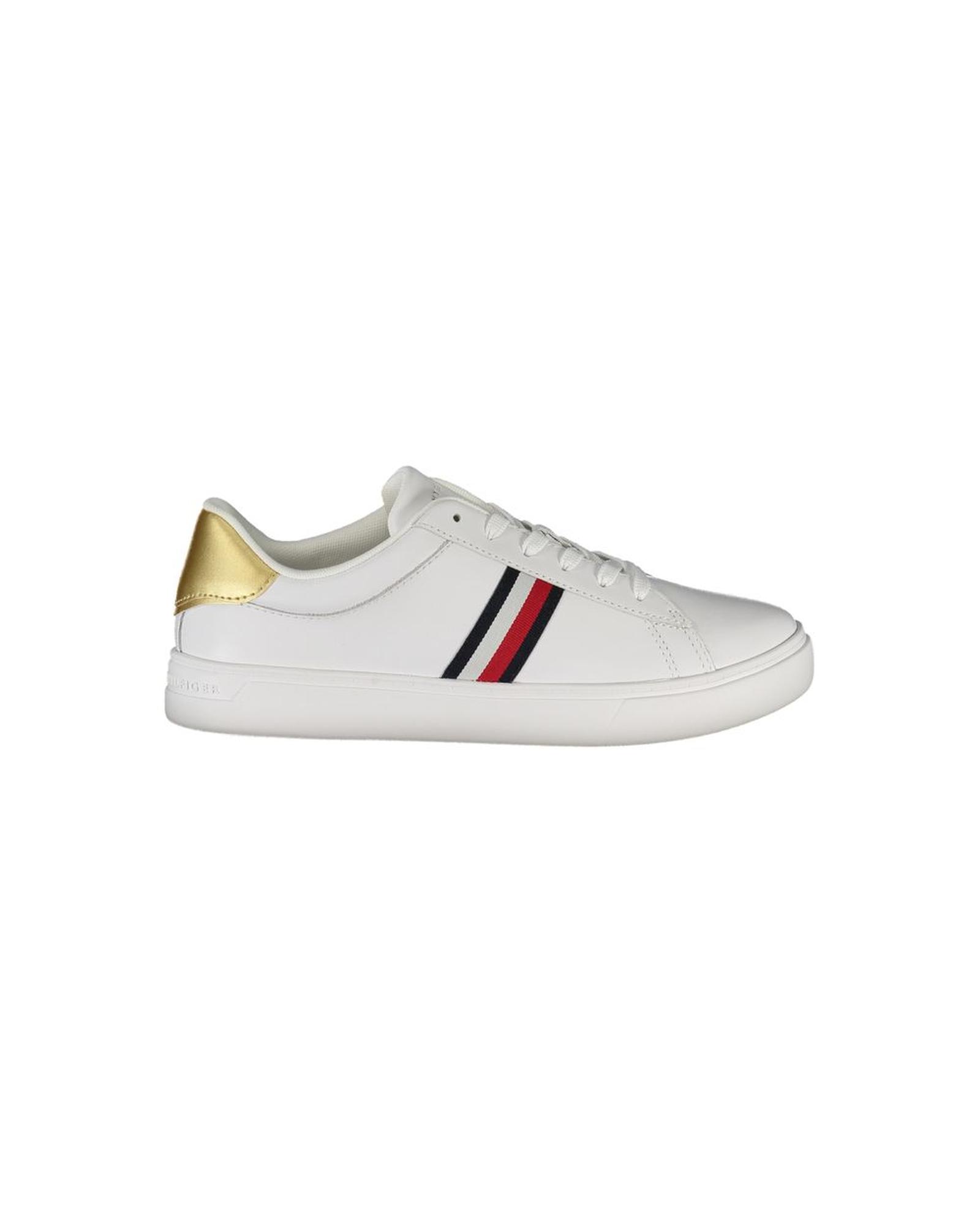V539-TO-35338-EU37US7-202506181047-00 Tommy Hilfiger Women's White Leather Sneaker - 37 EU - Image 1