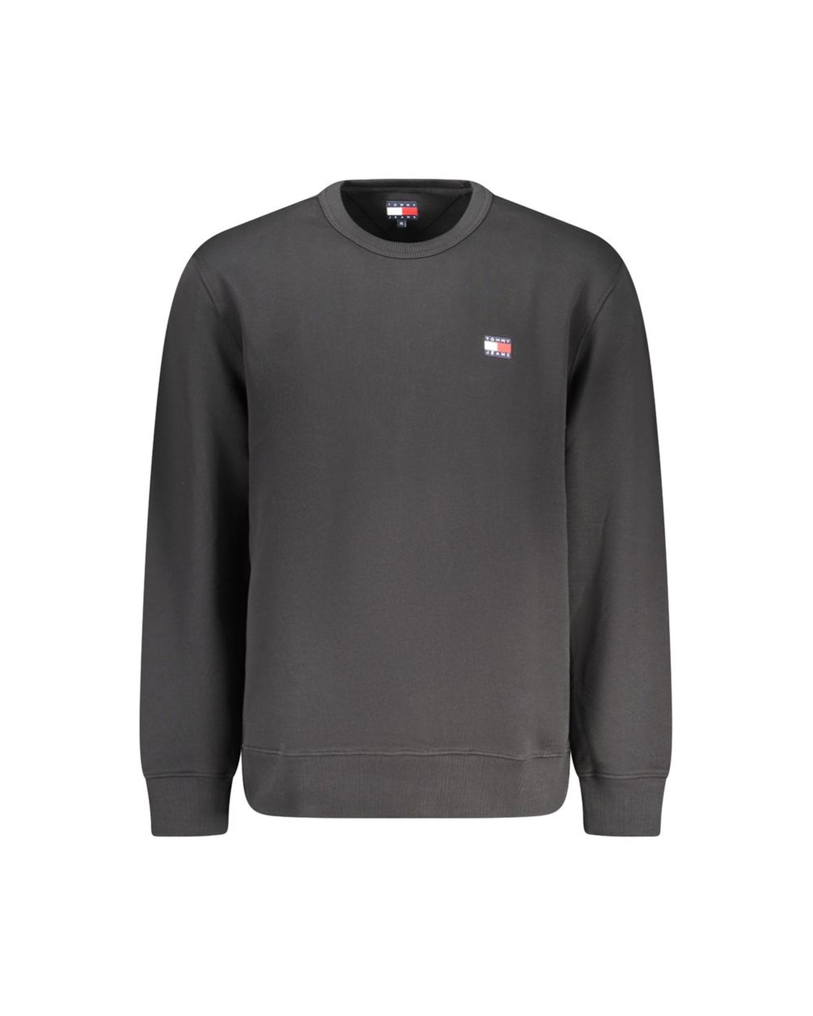 V539-TO-35384-XL-202506181120-00 Tommy Hilfiger Men's Black Cotton Sweater - XL - Image 1