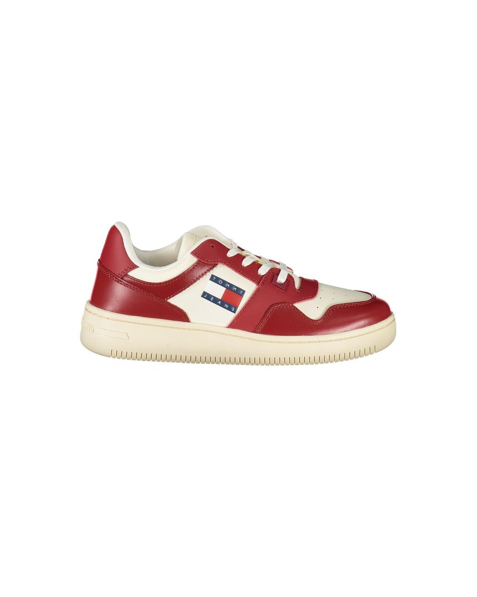 V539-TO-36045-EU37US7-202506181121-00 Tommy Hilfiger Women's Red Polyester Sneaker - 37 EU - Image 1