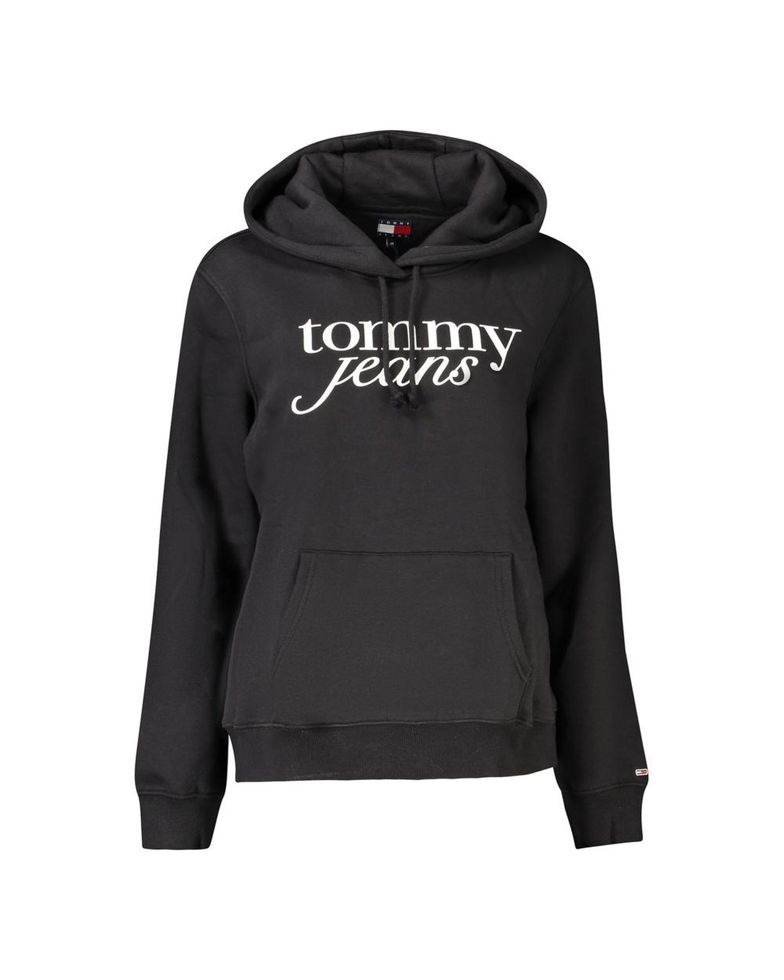 V539-TO-36259-XL-202506181225-00 Tommy Hilfiger Women's Black Cotton Sweater - XL - Image 1