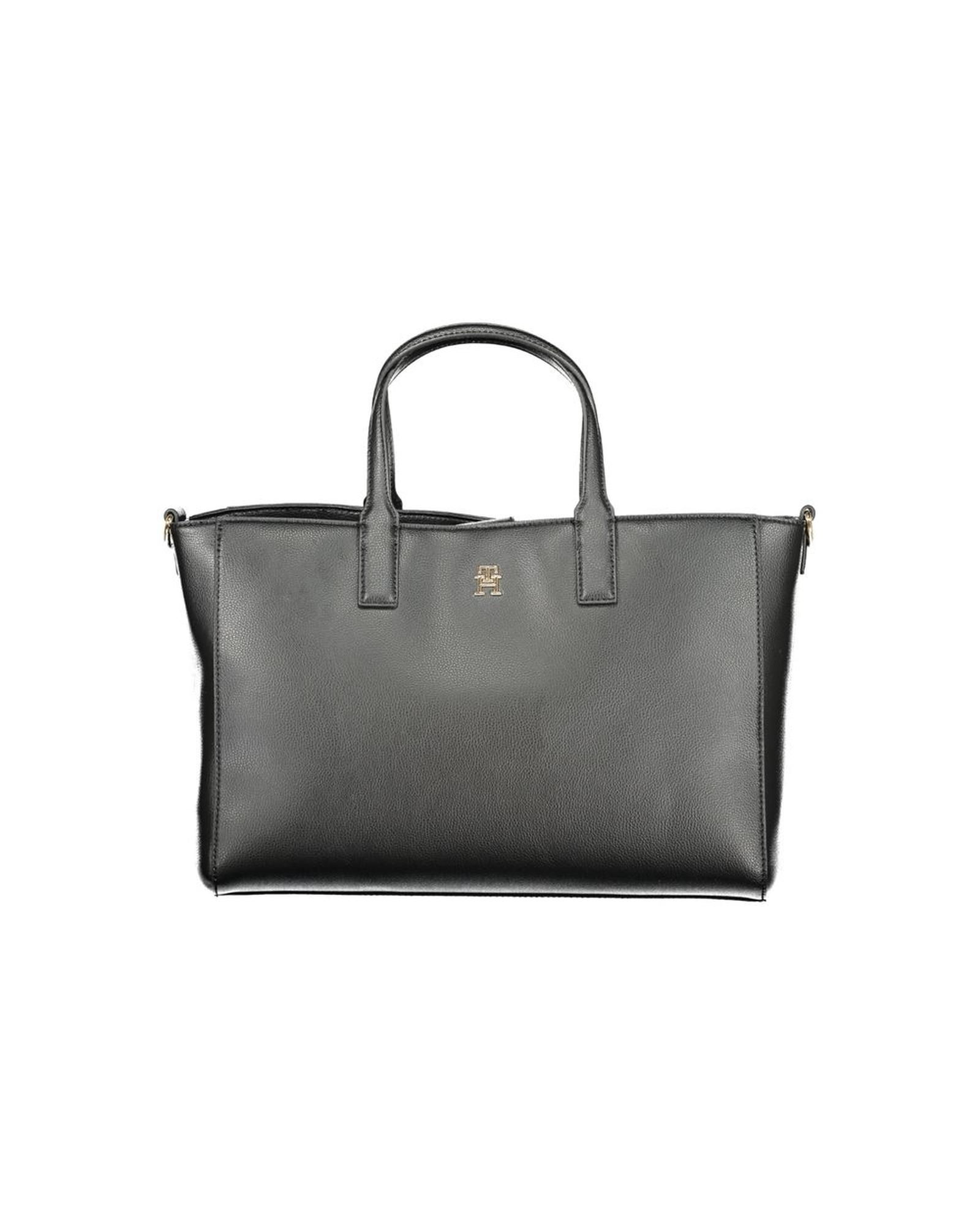 V539-TO-36337-202506181230-00 Tommy Hilfiger Women's Black Polyester Handbag - One Size - Image 1