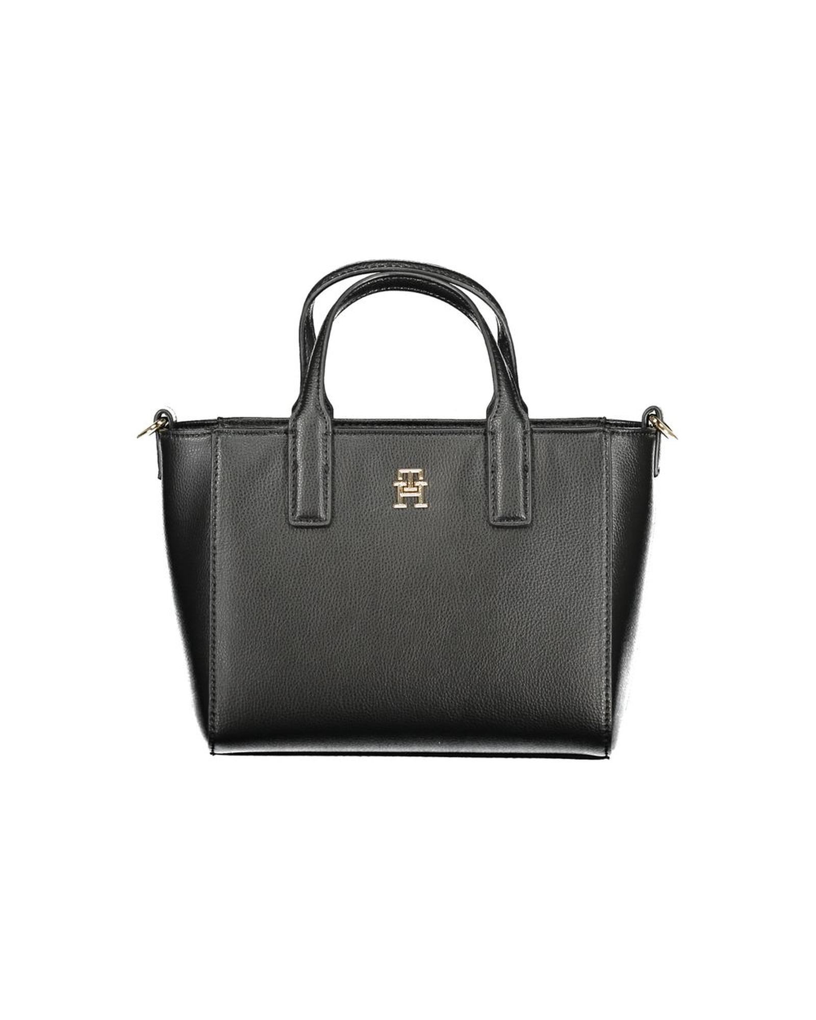 V539-TO-36343-202506181230-00 Tommy Hilfiger Women's Black Polyester Handbag - One Size - Image 1