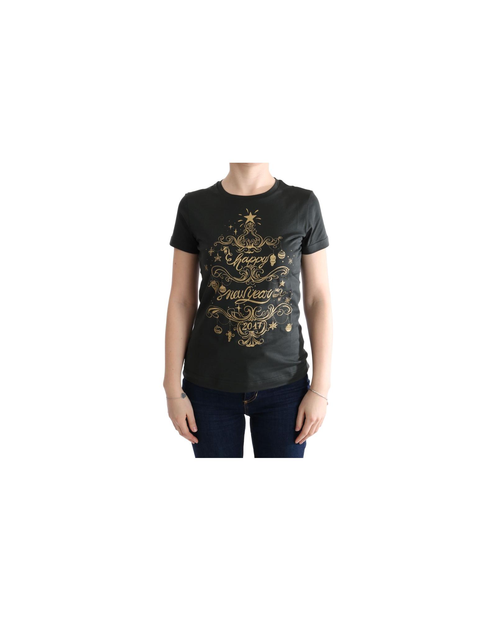 V539-TUI10006-1-202509010705-00 DOLCE & GABBANA 2017 Print T-Shirt 42 IT Women - Image 1