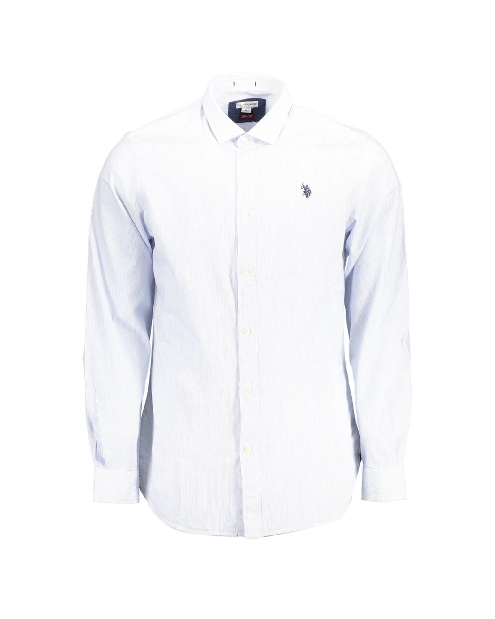 V539-US-16871-XXL-202506181532-00 US POLO ASSN Men's Light Blue Cotton Shirt - 2XL - Image 1