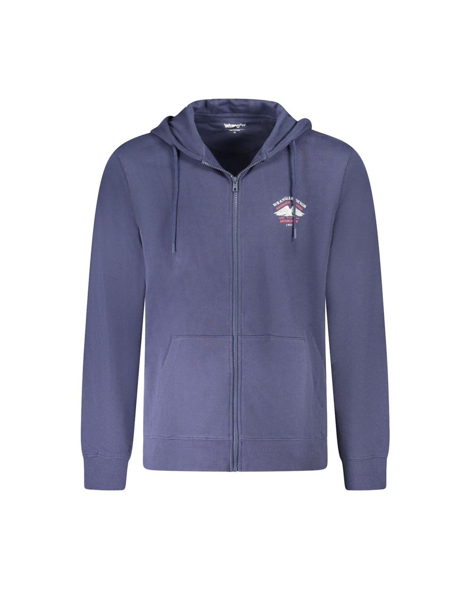 V539-WR-35310-XL-202506181831-00 Wrangler Men's Blue Cotton Sweater - XL - Image 1