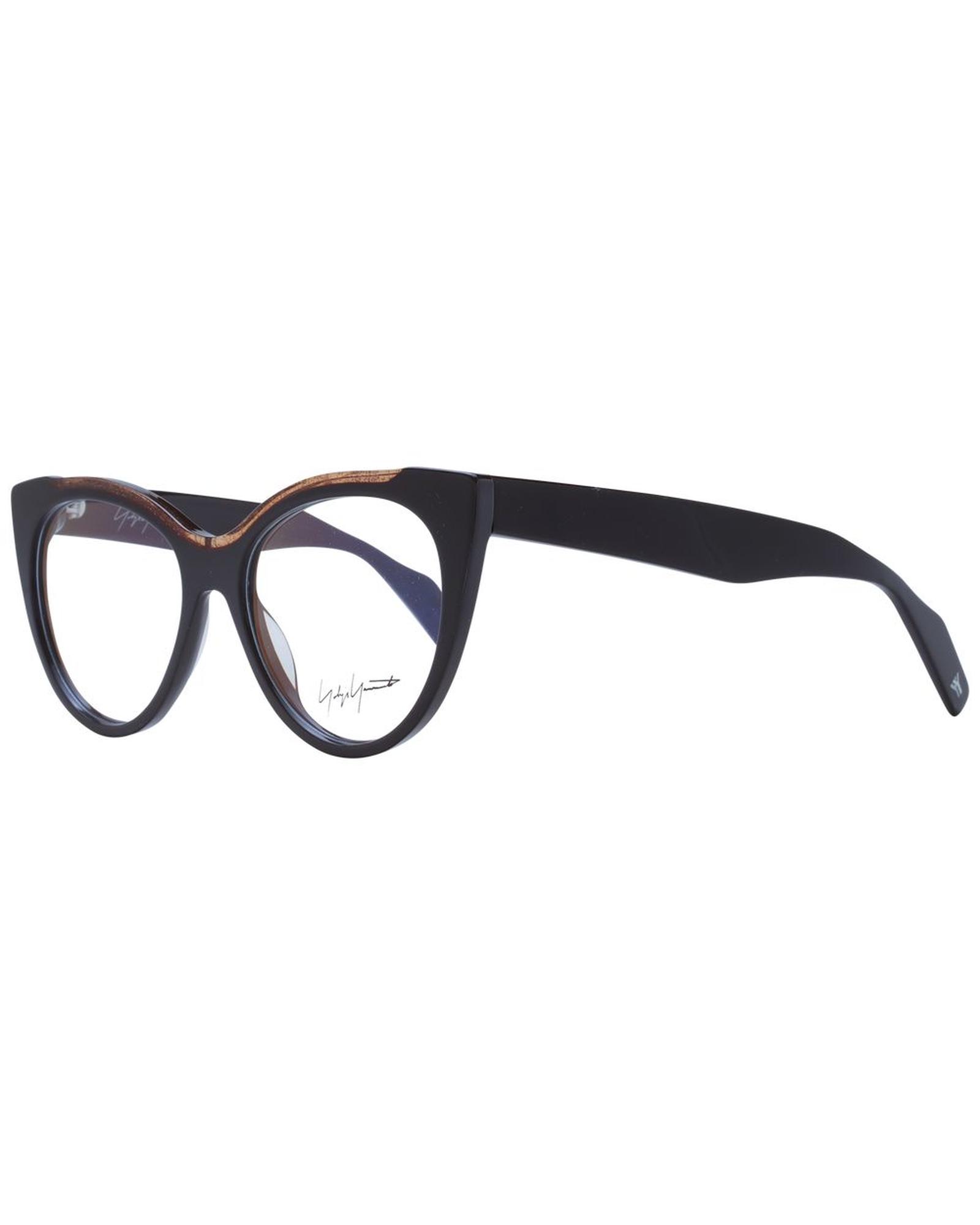 V539-YO-1035559-202506181617-00 Yohji Yamamoto Women's Brown Optical Frames - One Size - Image 1