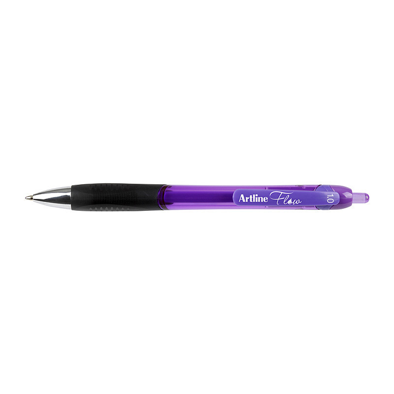 V555-AR187106-202504030826-00 Artline Flow Retr Pen Prp Bx12 - Image 1